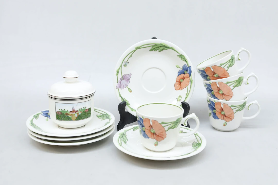 Kaffeservis, 10 delar, "Amapola", Villeroy & Boch