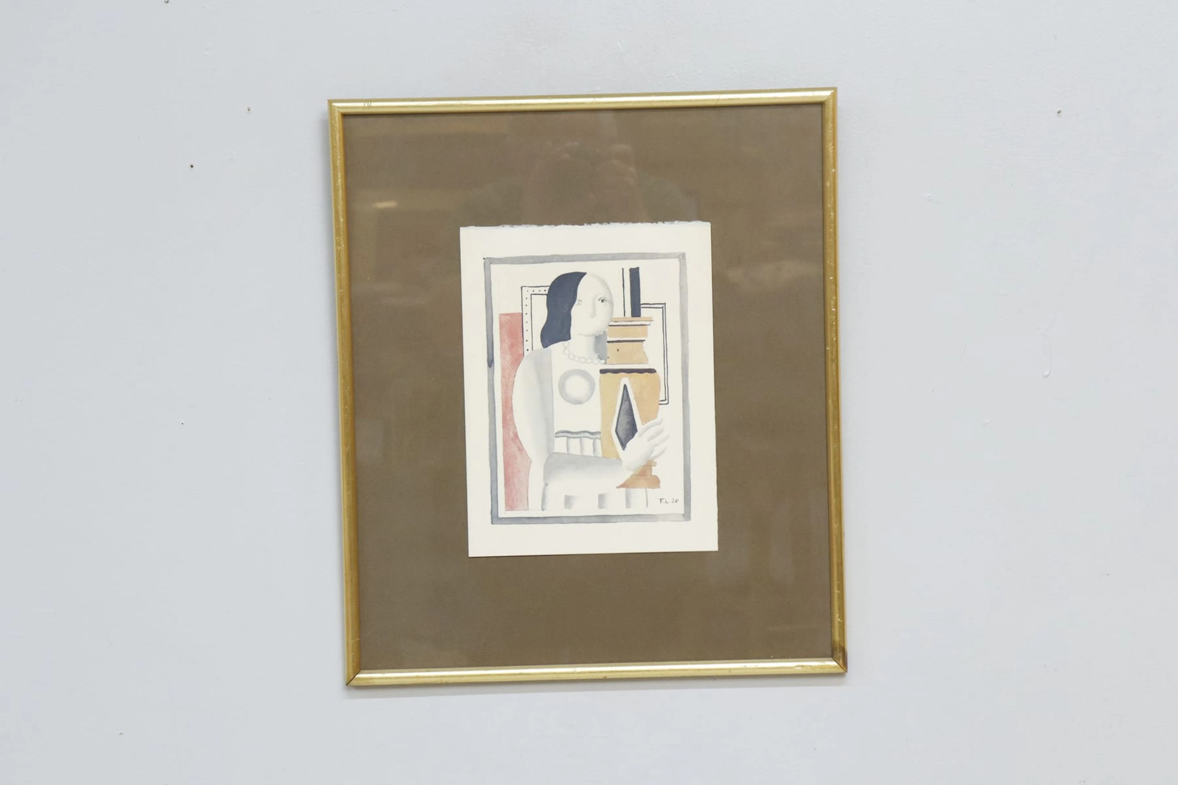 Fernand Legér, tryck, signerad i trycket