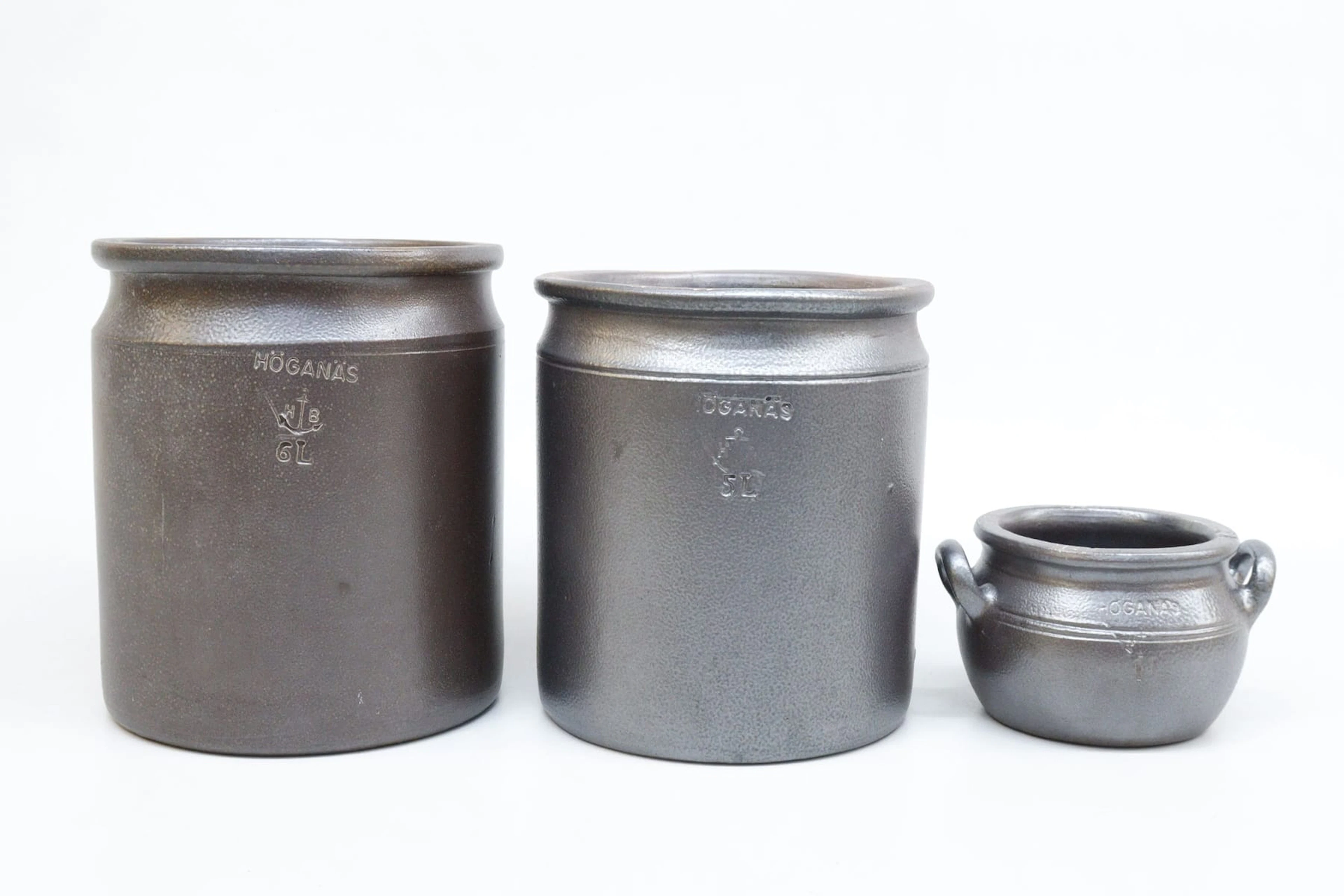 Krus, 3st, Höganäs, 1-6 liter