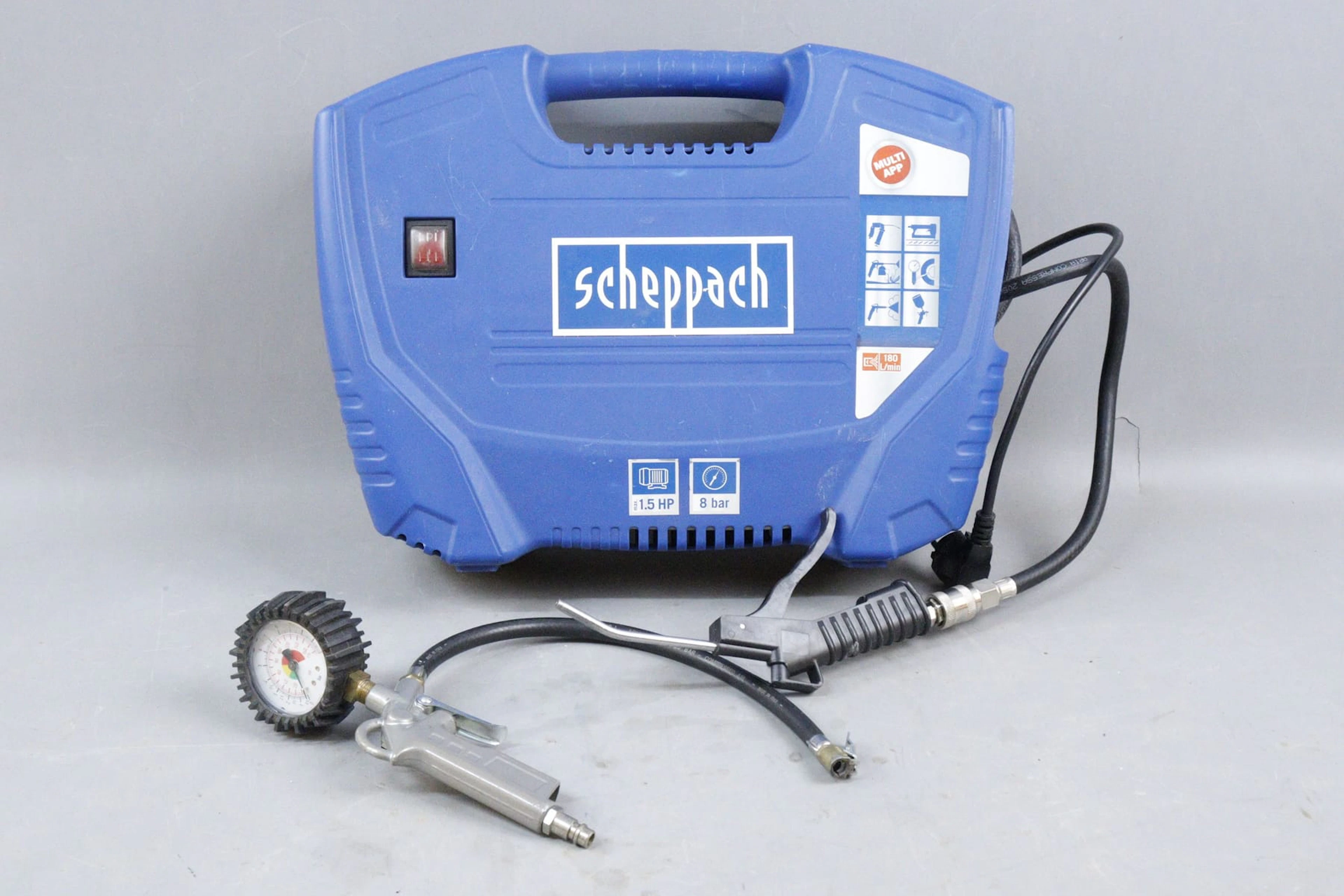 Kompressor, bärbar, Scheppach