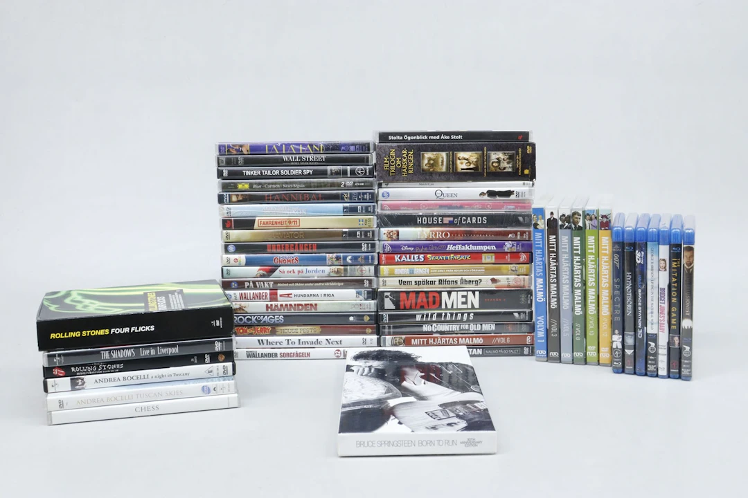 DVD, Blueray, bla musik, Bruce Springsteen, Rolling Stones, the Shadows mm