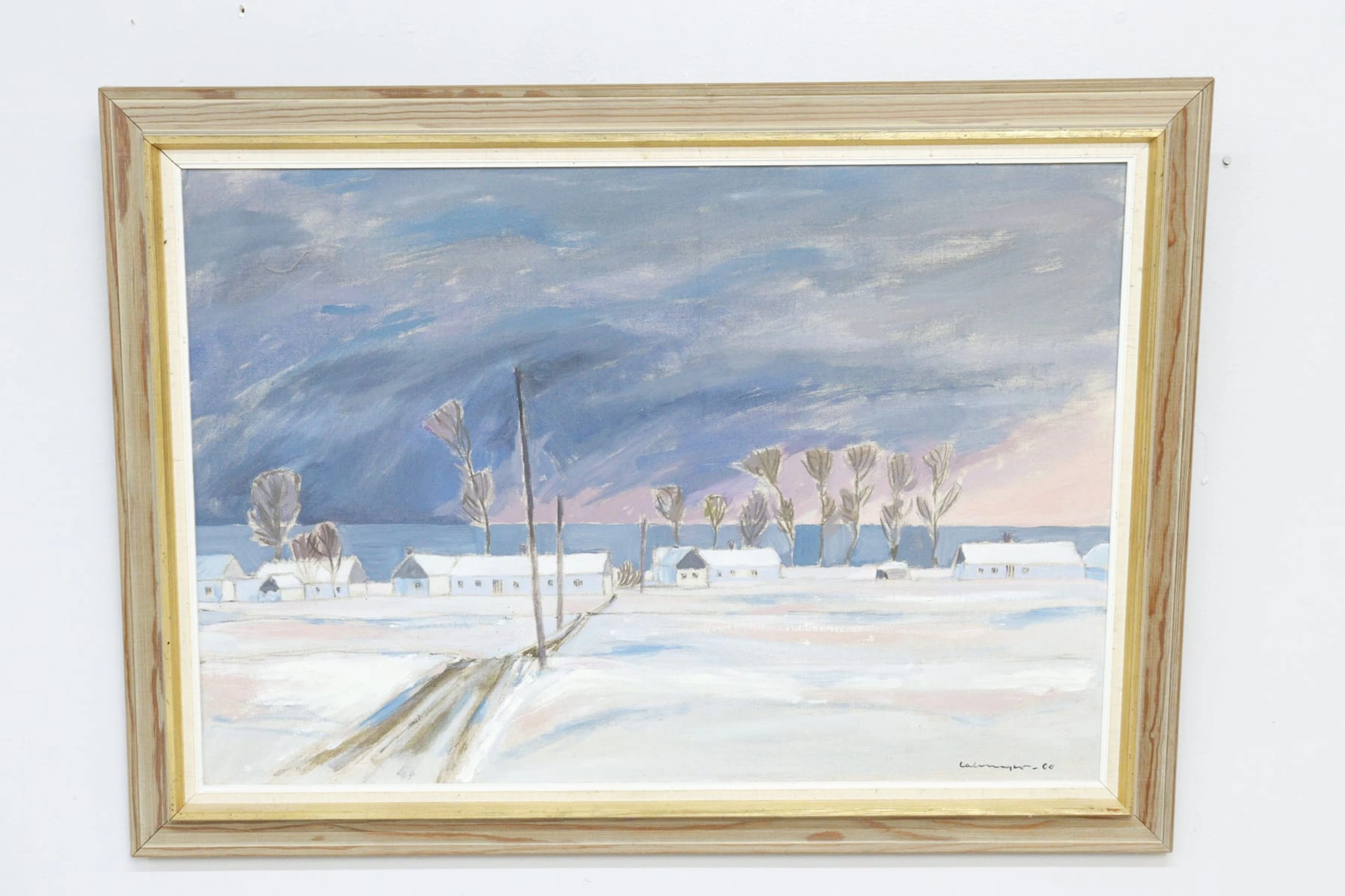 Gösta Calmeyer, olja på duk, signerad