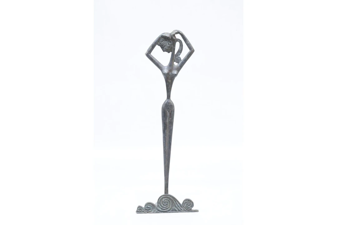 Skulptur, bronserad metall
