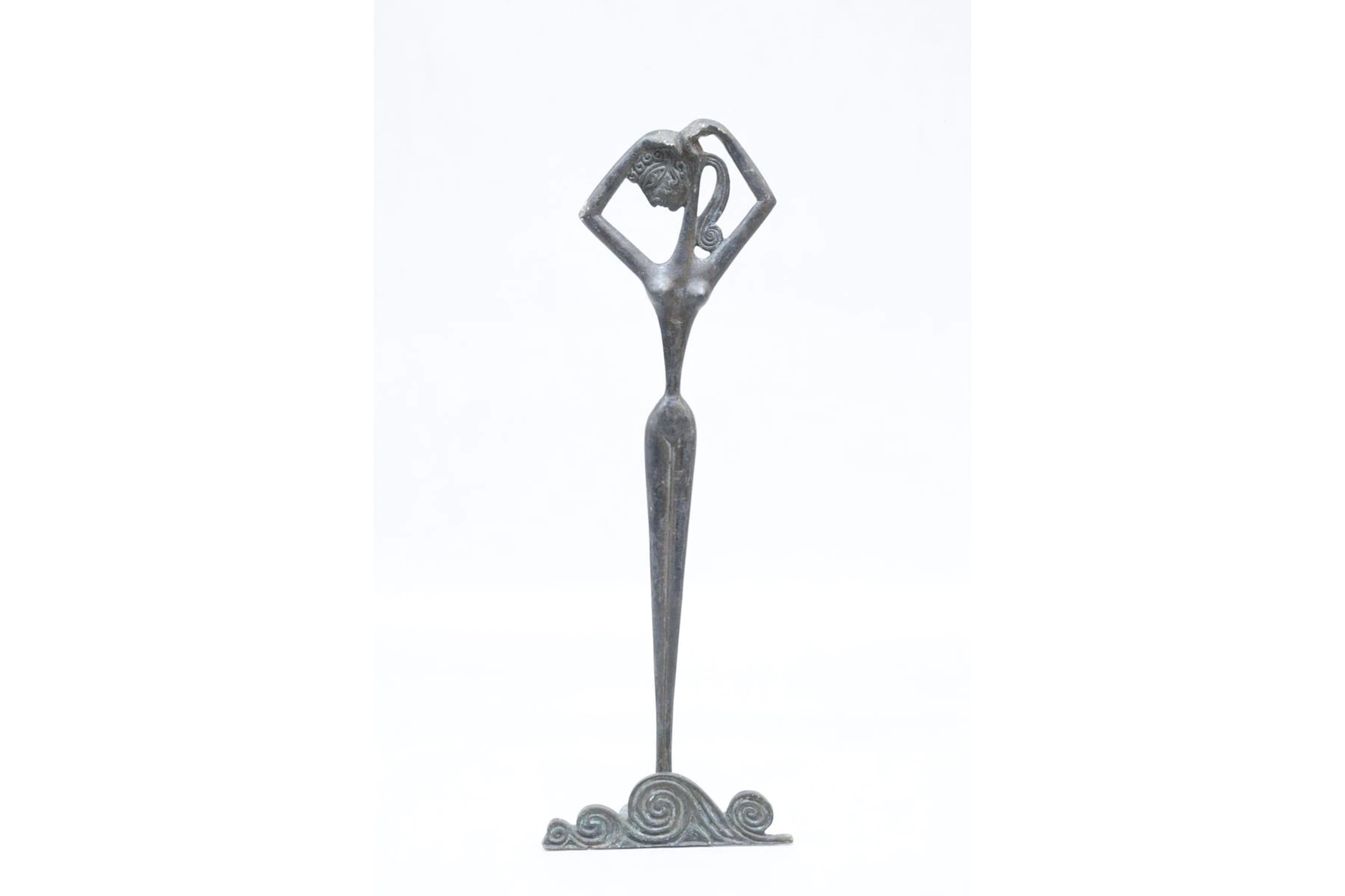 Skulptur, bronserad metall