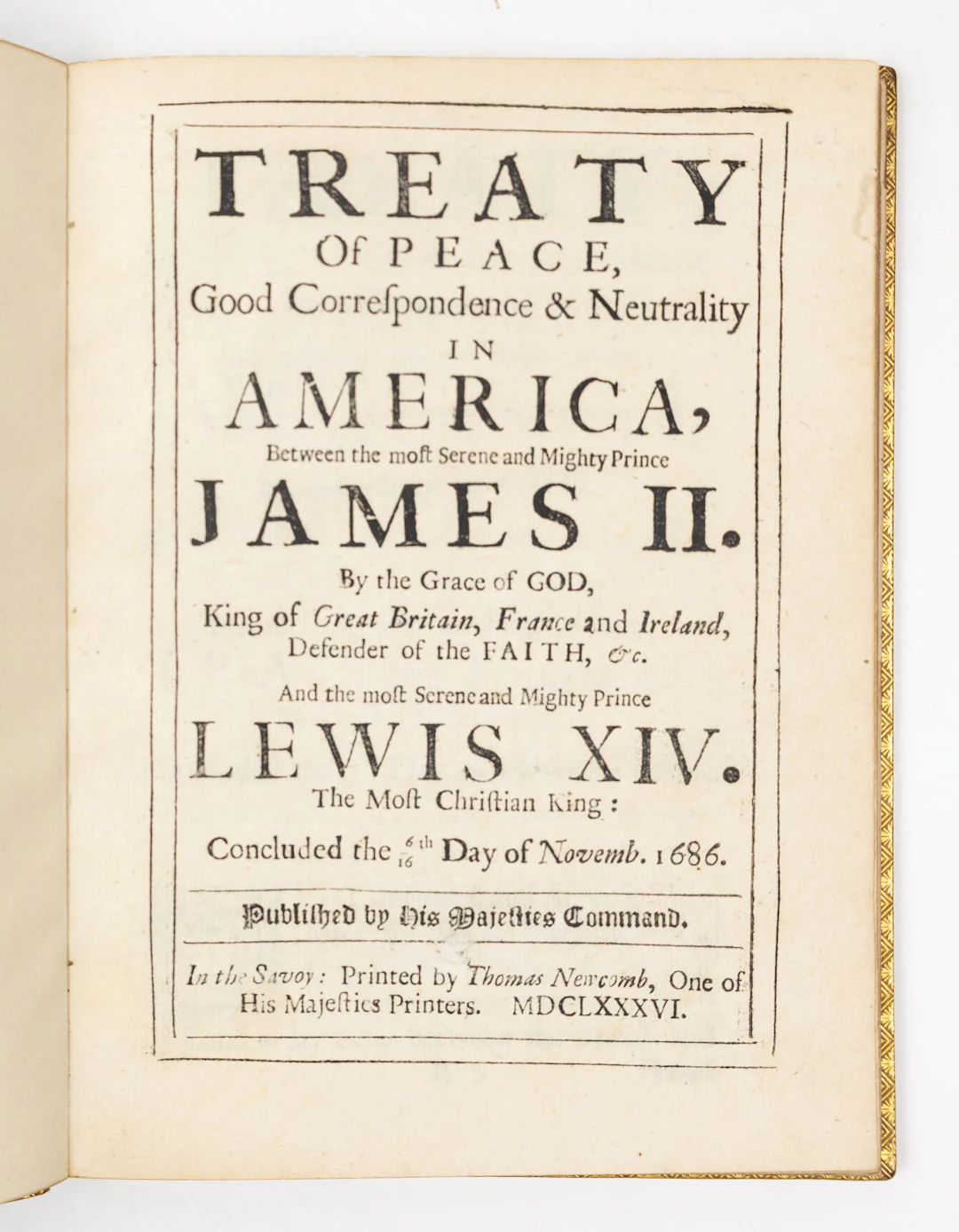 Treaty of Whitehall - First Edition - THE BIRTH OF AMERICAN SOVEREIGNTY