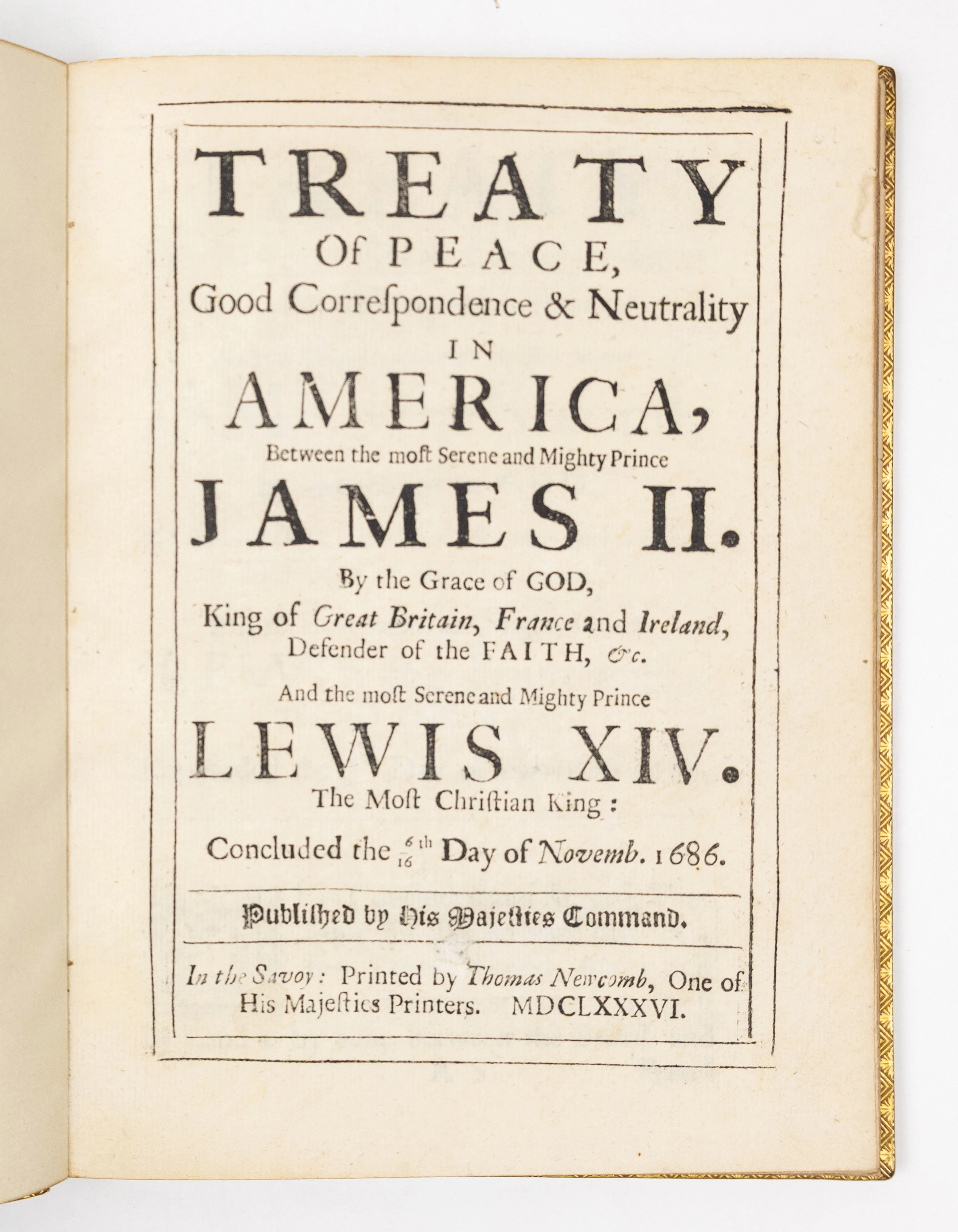 Treaty of Whitehall - First Edition - THE BIRTH OF AMERICAN SOVEREIGNTY