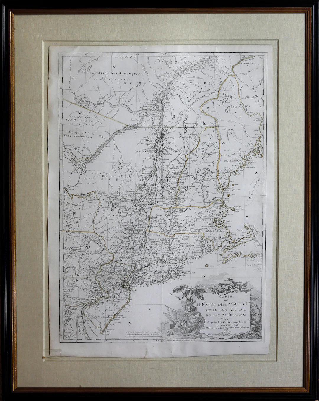 De la Tour, Carte du Theatre de la Guerre - The Map that brought the