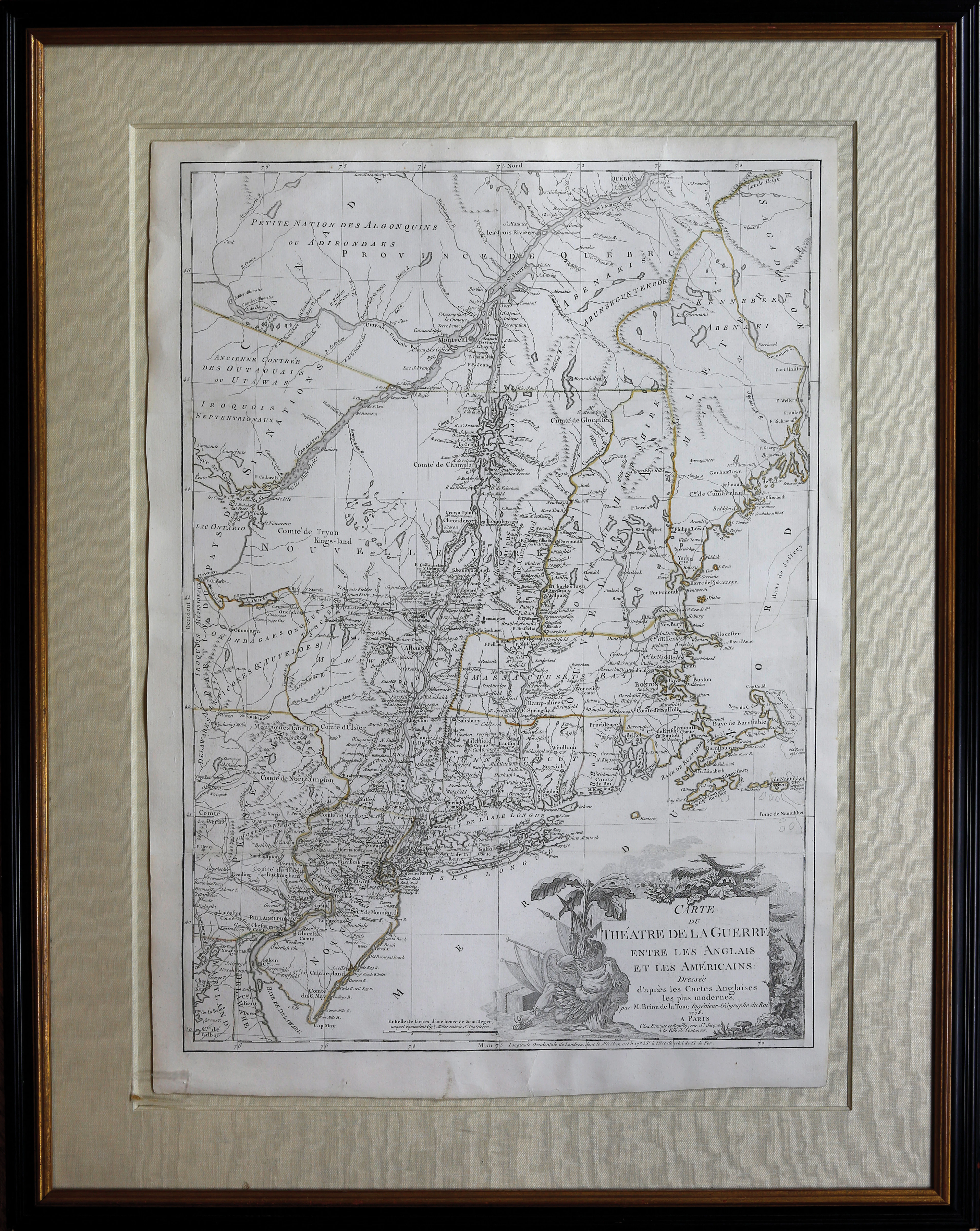 De la Tour, Carte du Theatre de la Guerre - The Map that brought the
