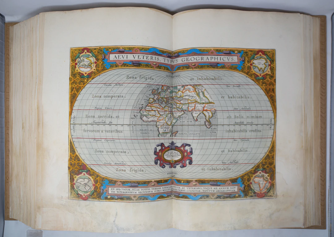 Ortelius' Theatrum orbis terrarum with the Pareregon with Superb Original Color