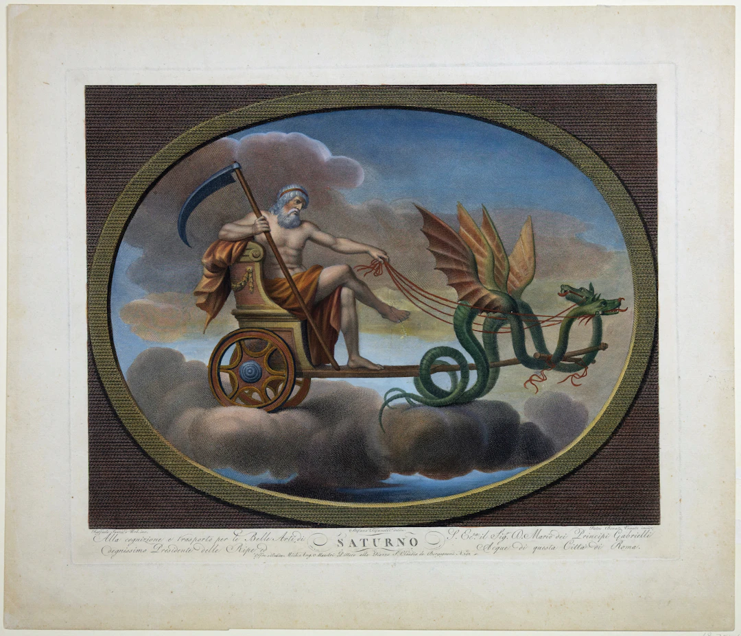 Rafael's Vatican Loggia Lunette of Saturn