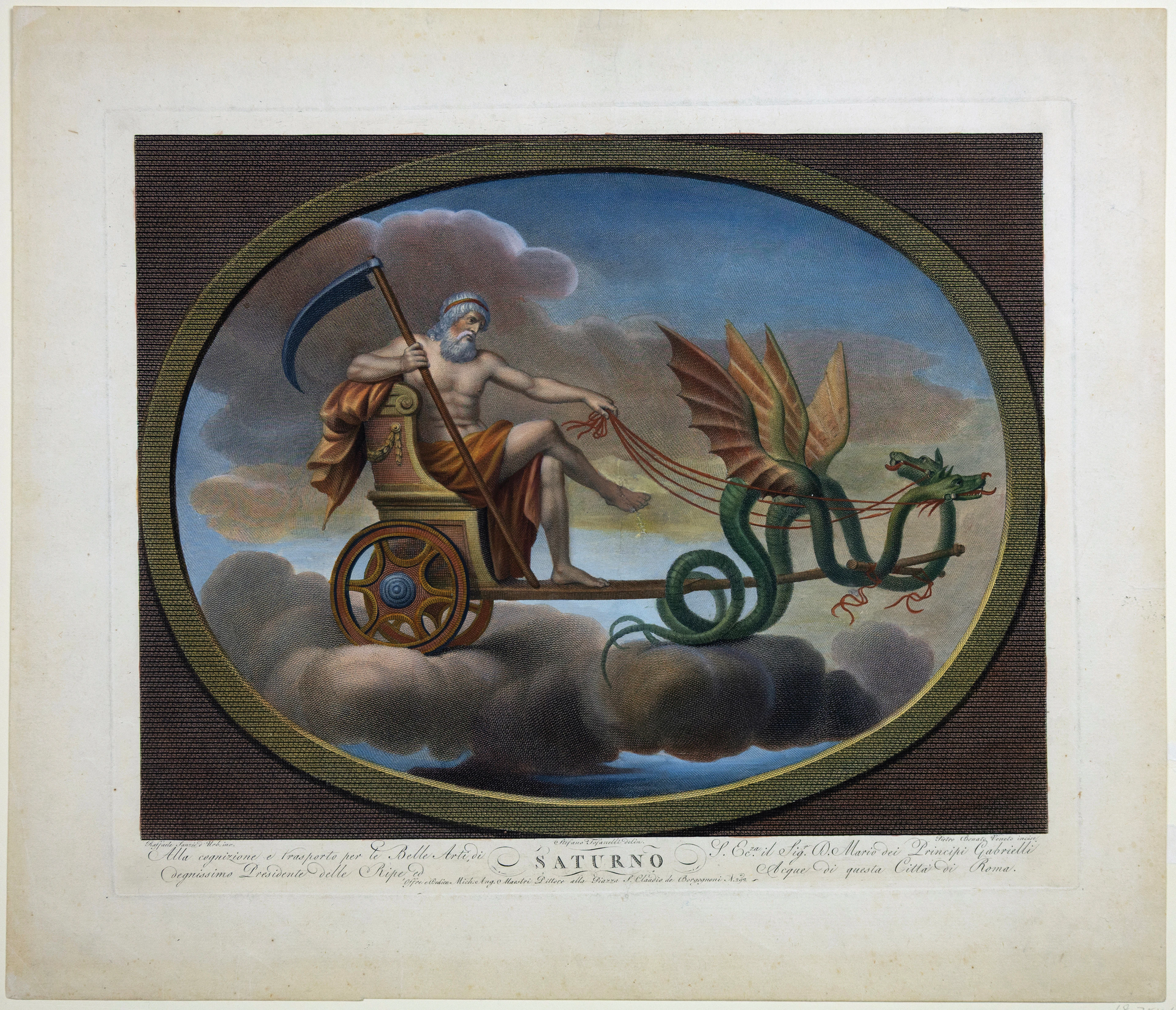 Rafael's Vatican Loggia Lunette of Saturn