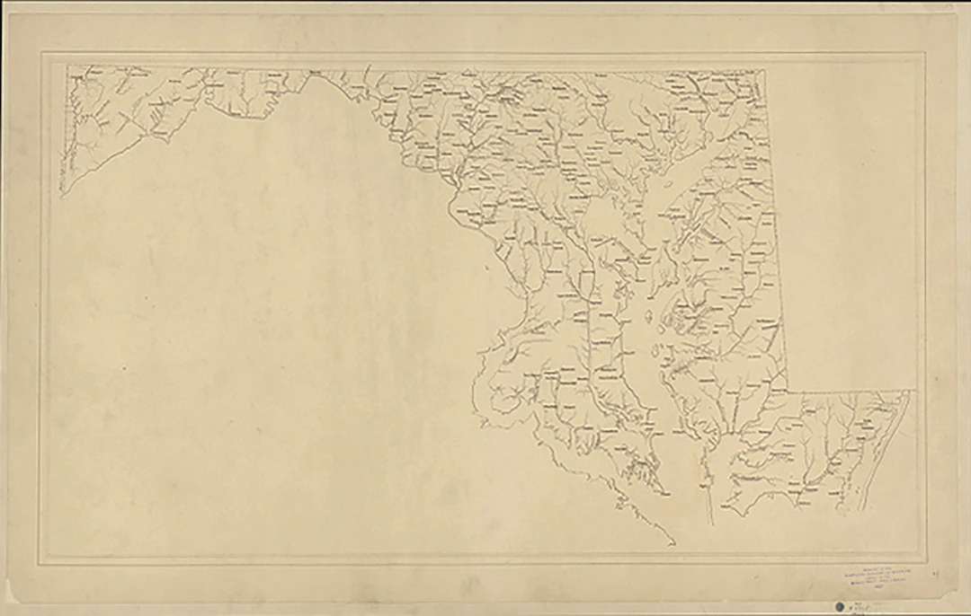 John Henry Alexander's Manuscript Maps of Maryland - The Single Most