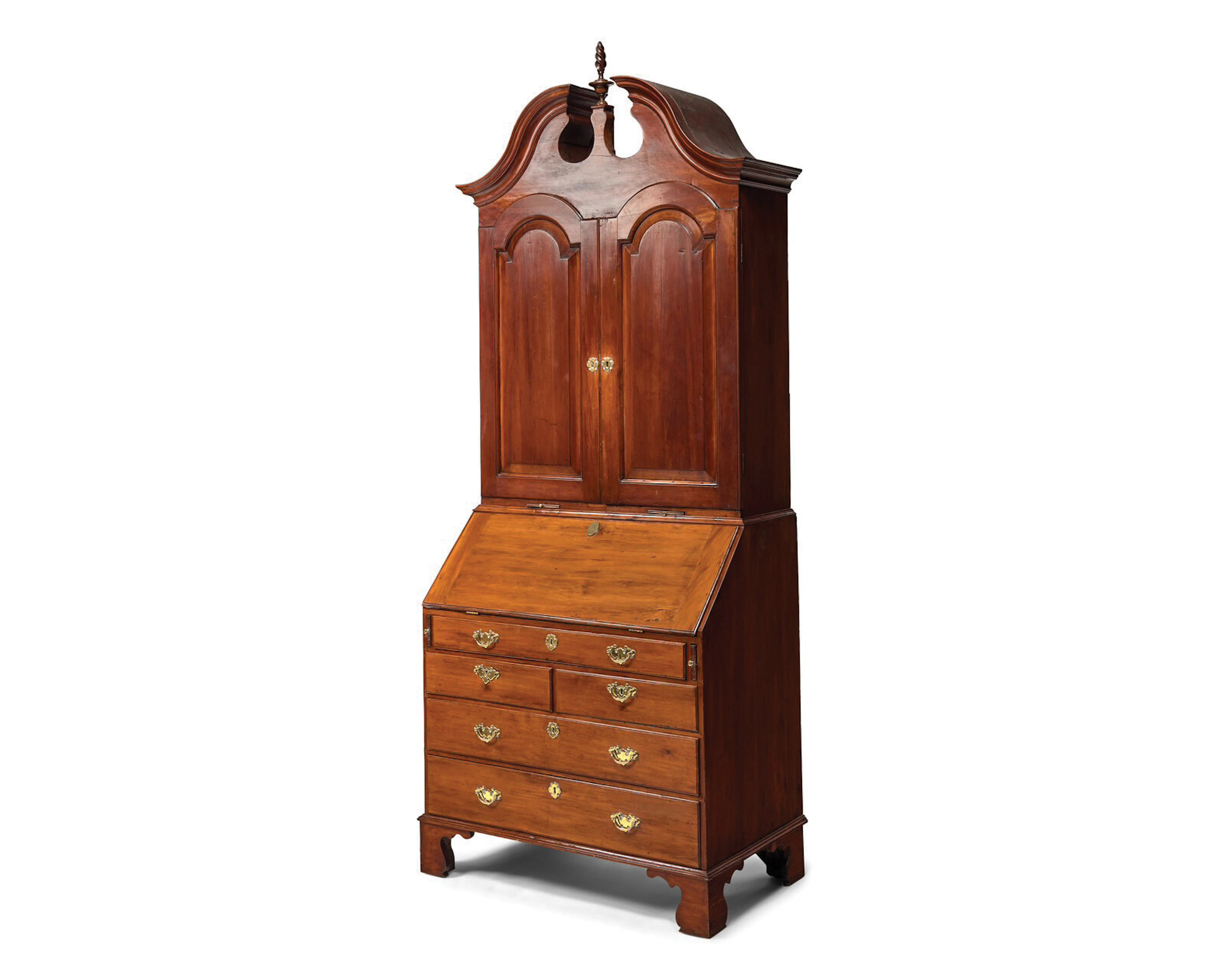 Boston, MA red cedar and pine desk & bookcase