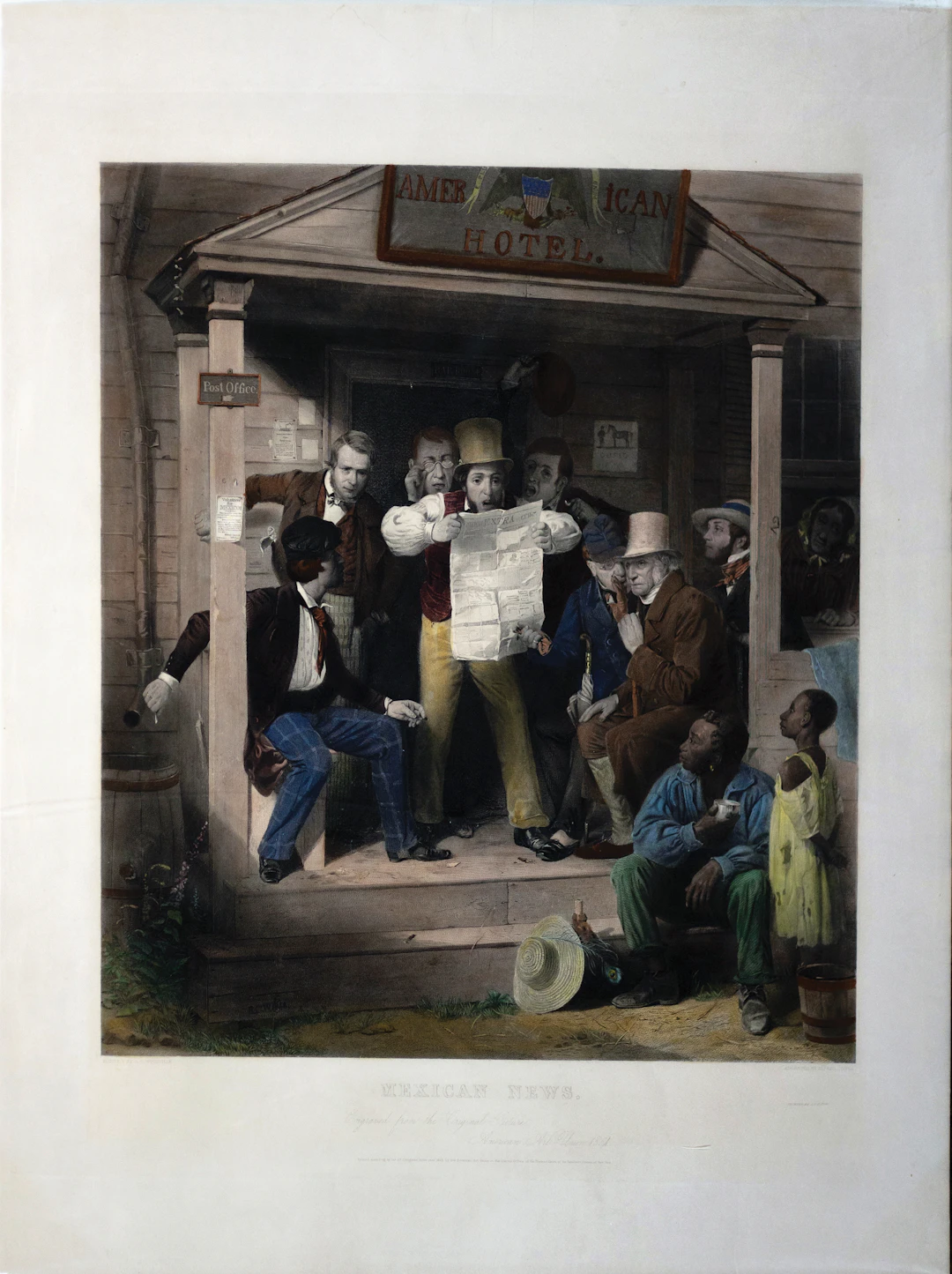 Richard C. Woodville engraving of Mexican News