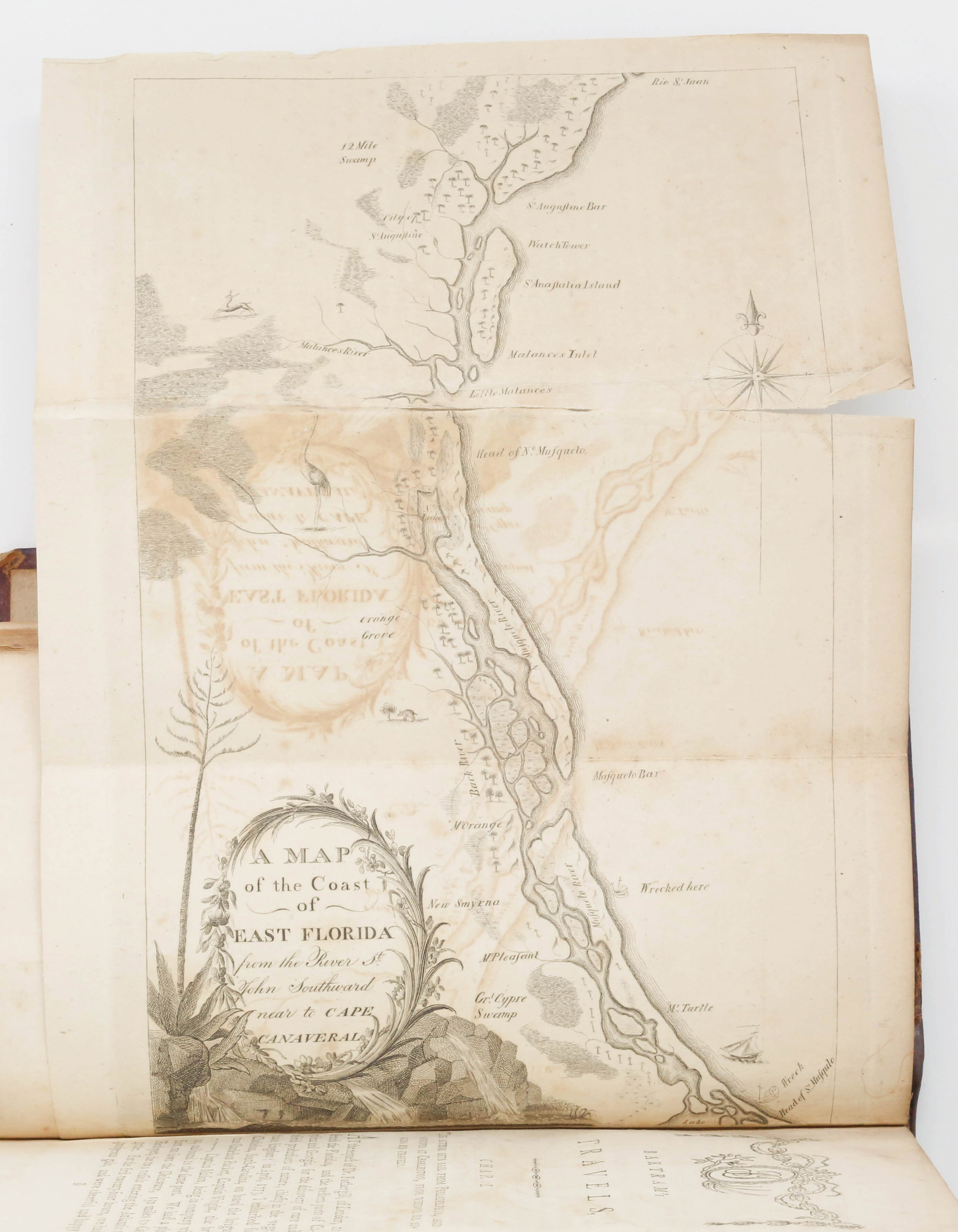 Bartram's Travels through North and South Carolina, Georgia, East