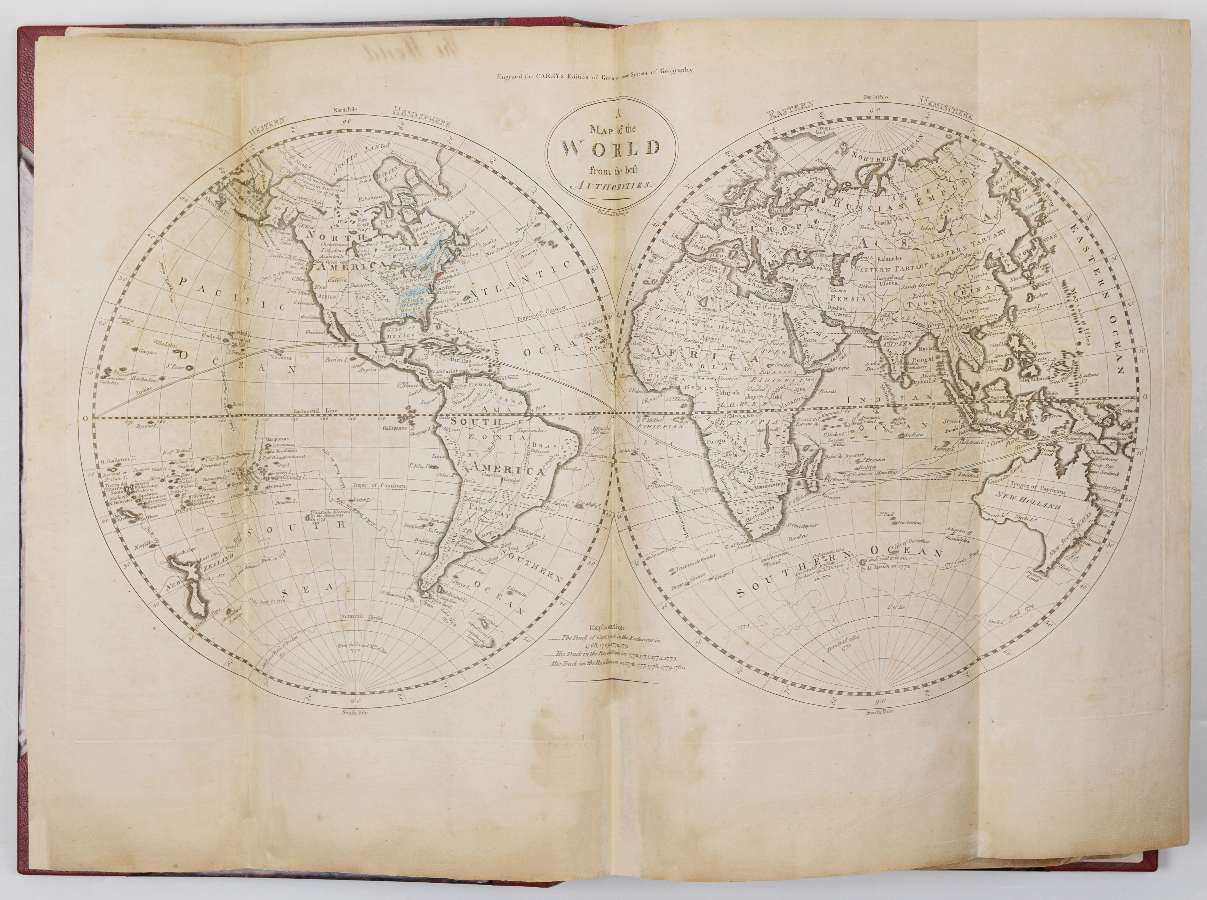 Mathew Carey's General Atlas, 1796 - America's First World Atlas
