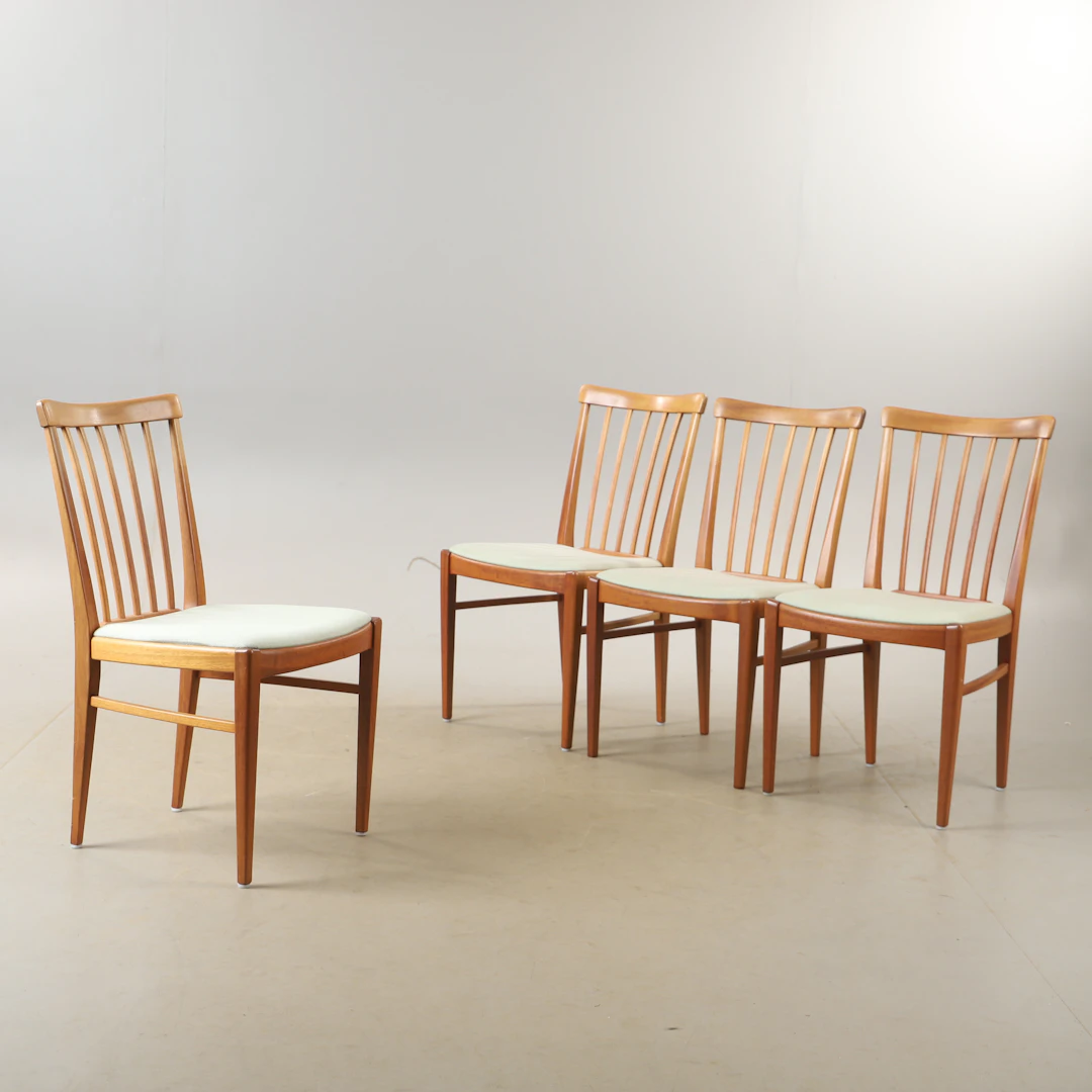 CARL MALMSTEN. Stolar, 4 stycken, "Herrgården", mahogny, Åfors möbelfabrik.