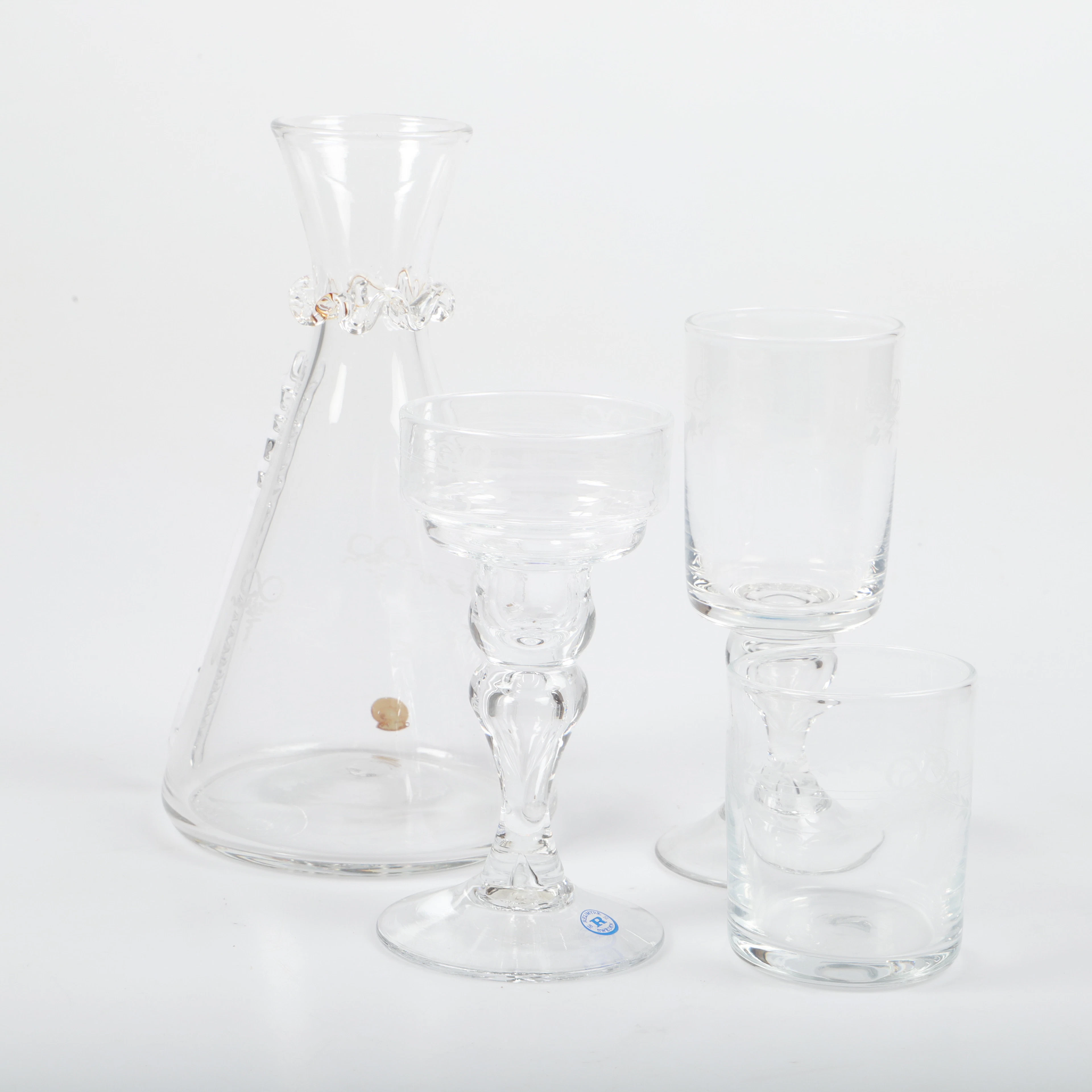 GLASSERVIS, 27 delar, "Antik", Reijmyre.