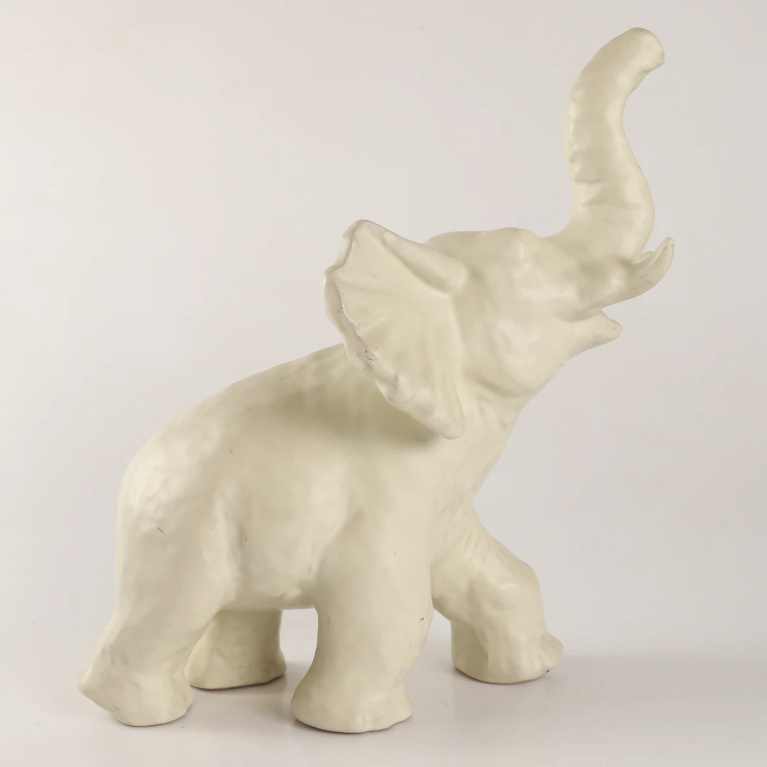 VICKE LINDSTRAND. Figurin, elefant, Upsala-Ekeby, 1950-tal.