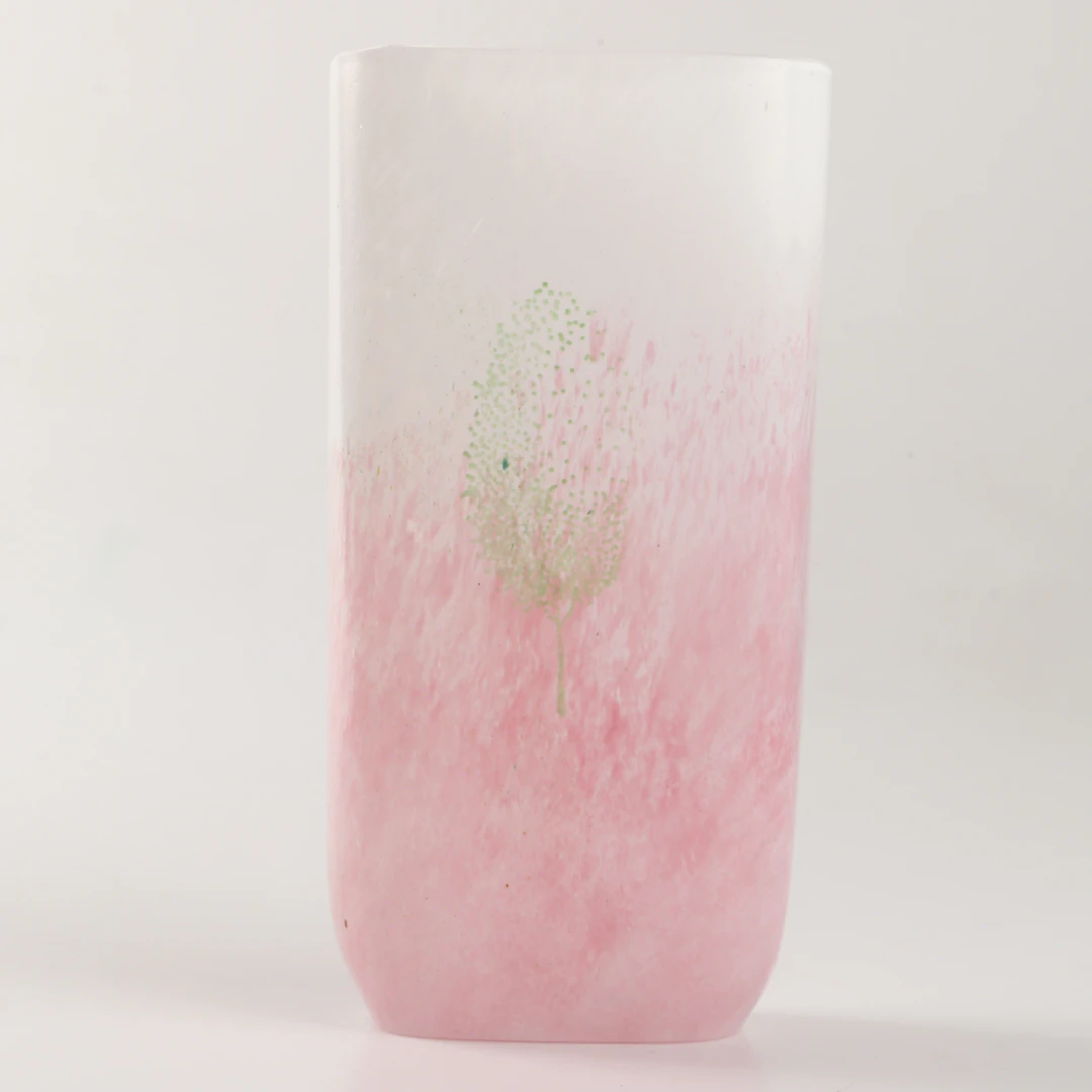 KJELL ENGMAN. Vas, "Maj", glas, Kosta Boda, signerad.