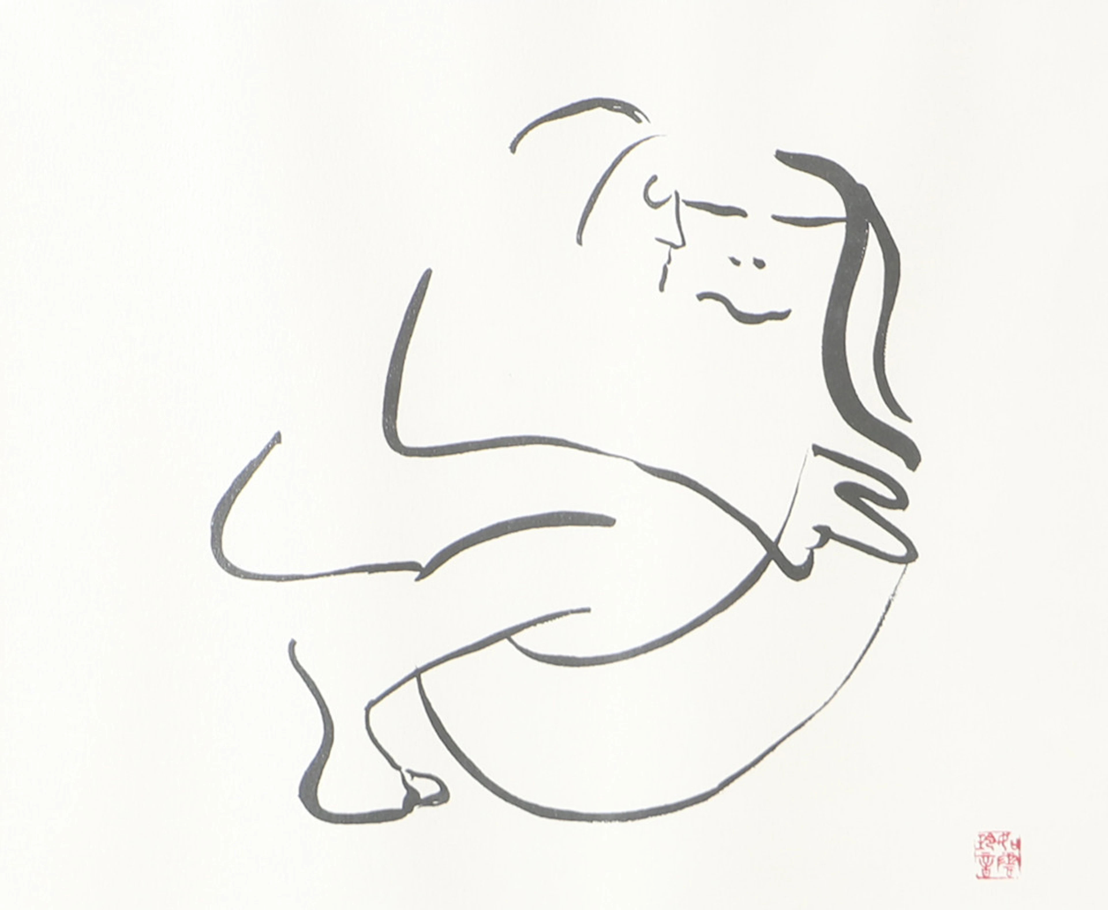 JOHN LENNON. "Bag One", litografi, stämpelsignerad.