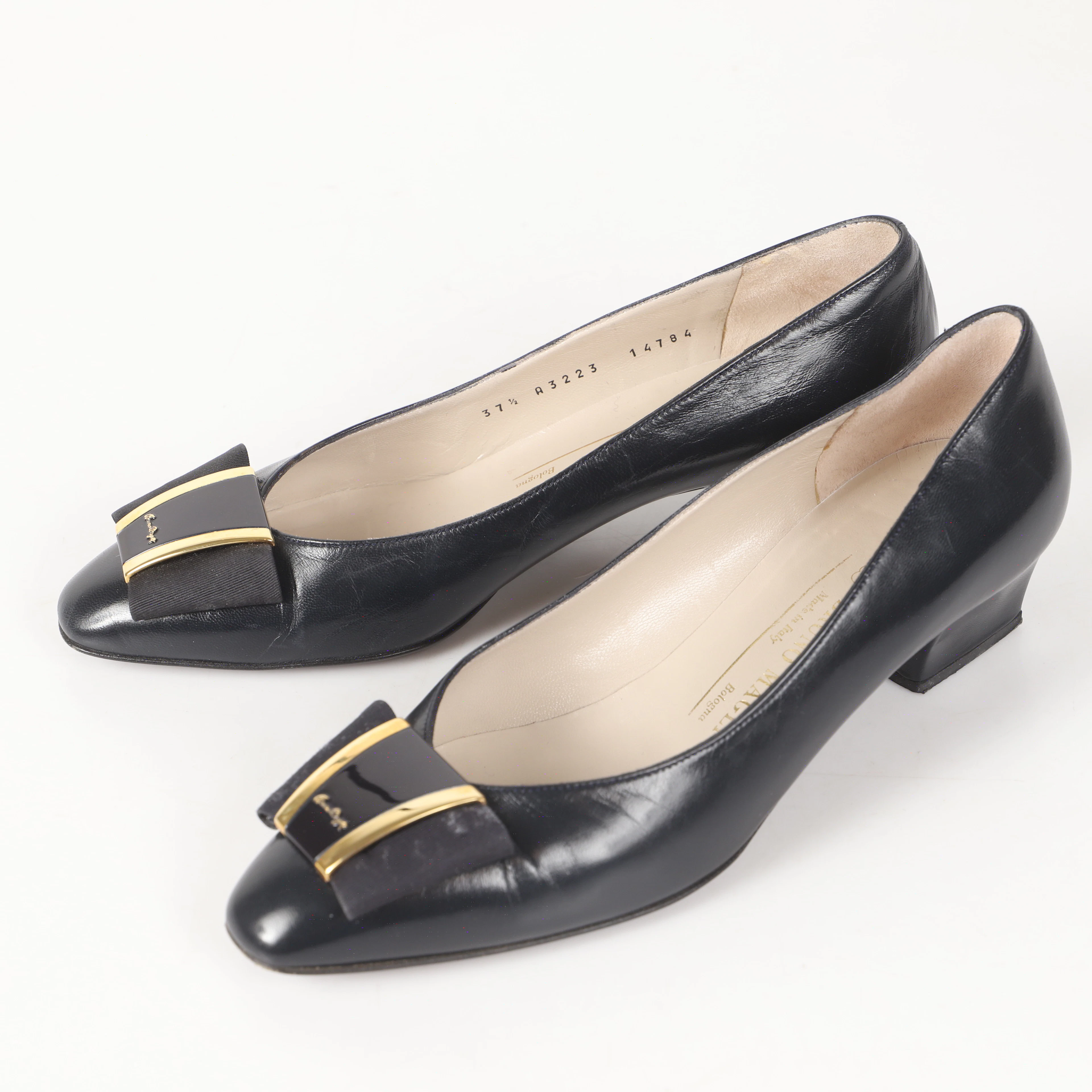 PUMPS, skinn, Bruno Magli, Italien.