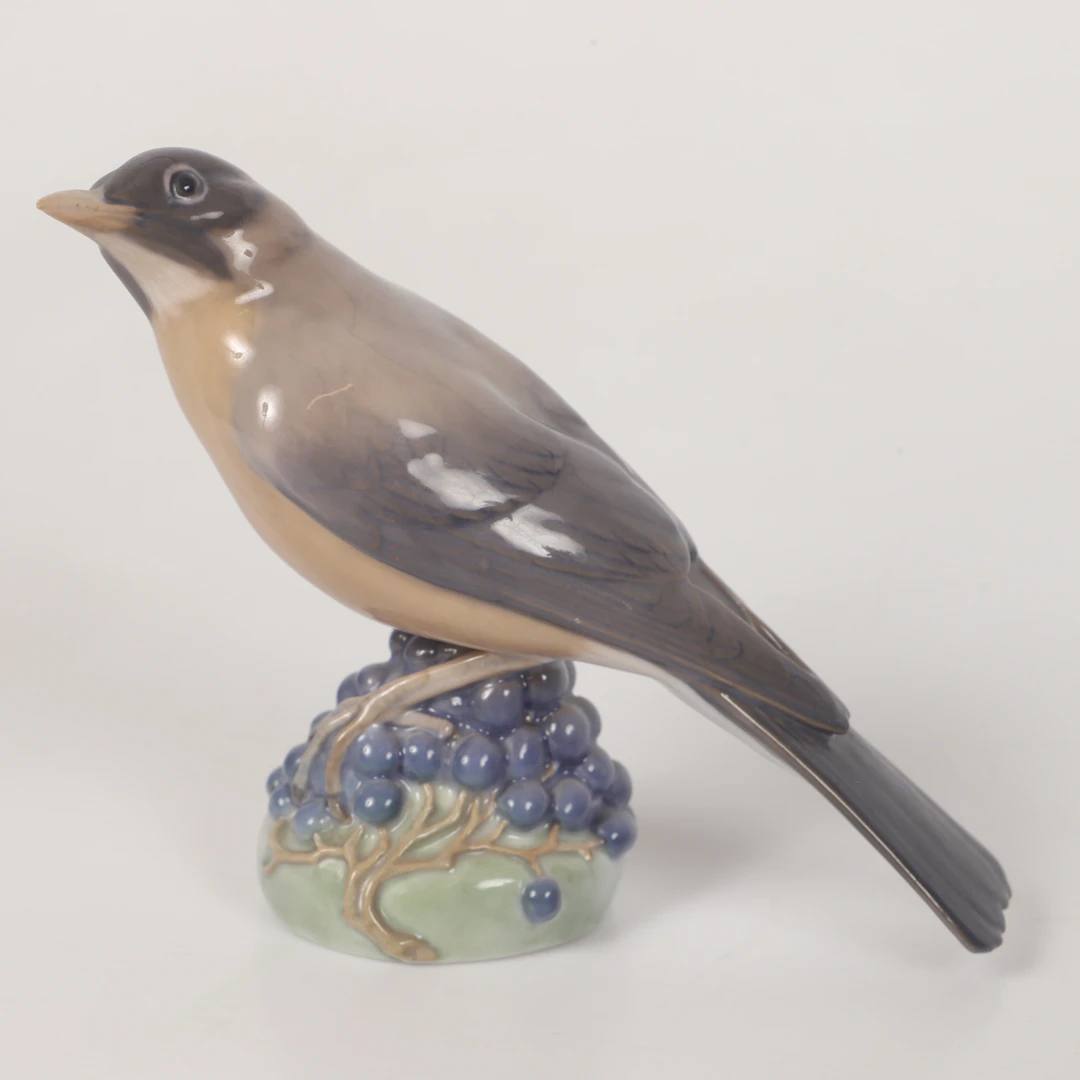 FIGURIN, fågel, porslin, Royal Copenhagen, Danmark.