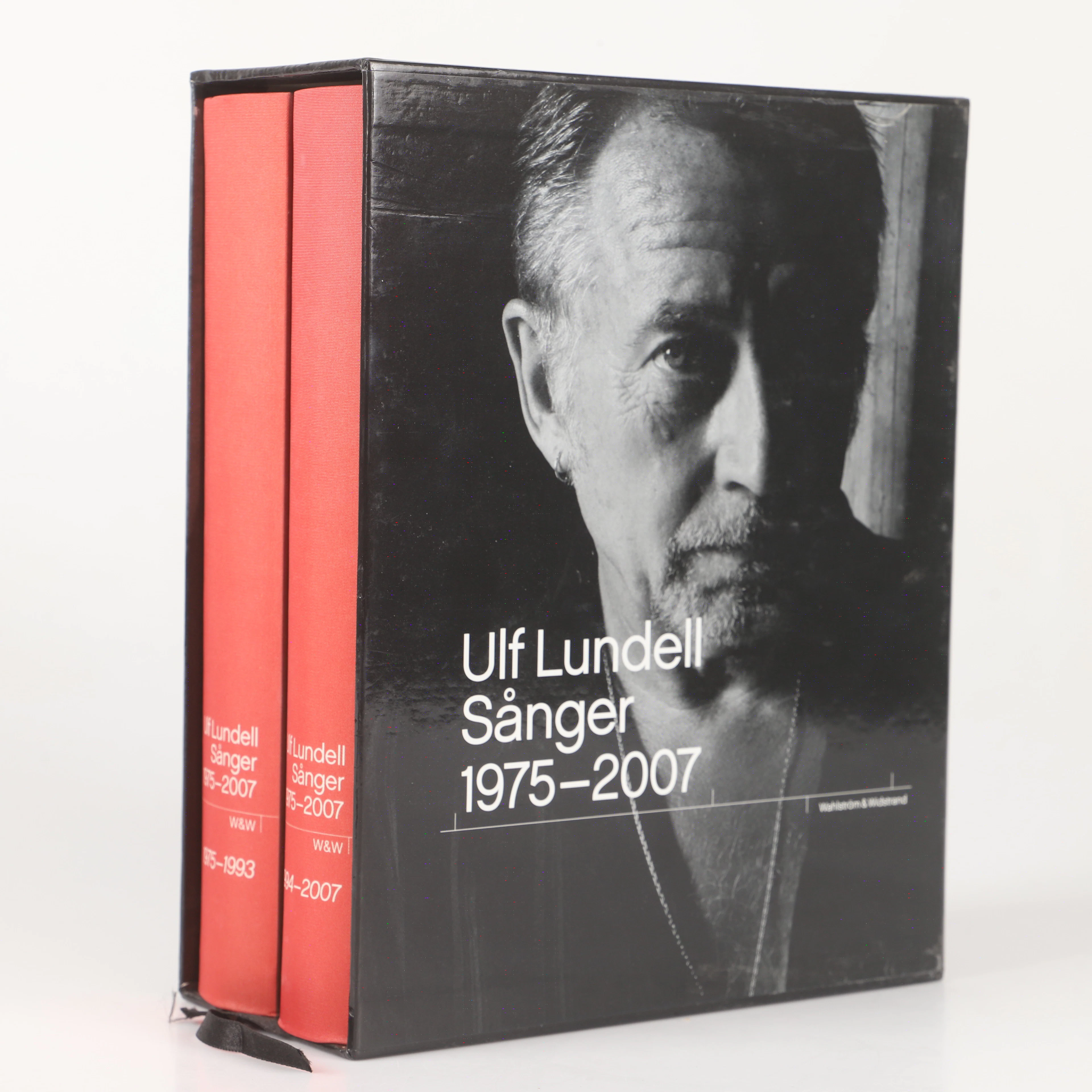 ULF LUNDELL. Samlingsverk, "Sånger 1975-2007", not- och textbok, Bokförlaget