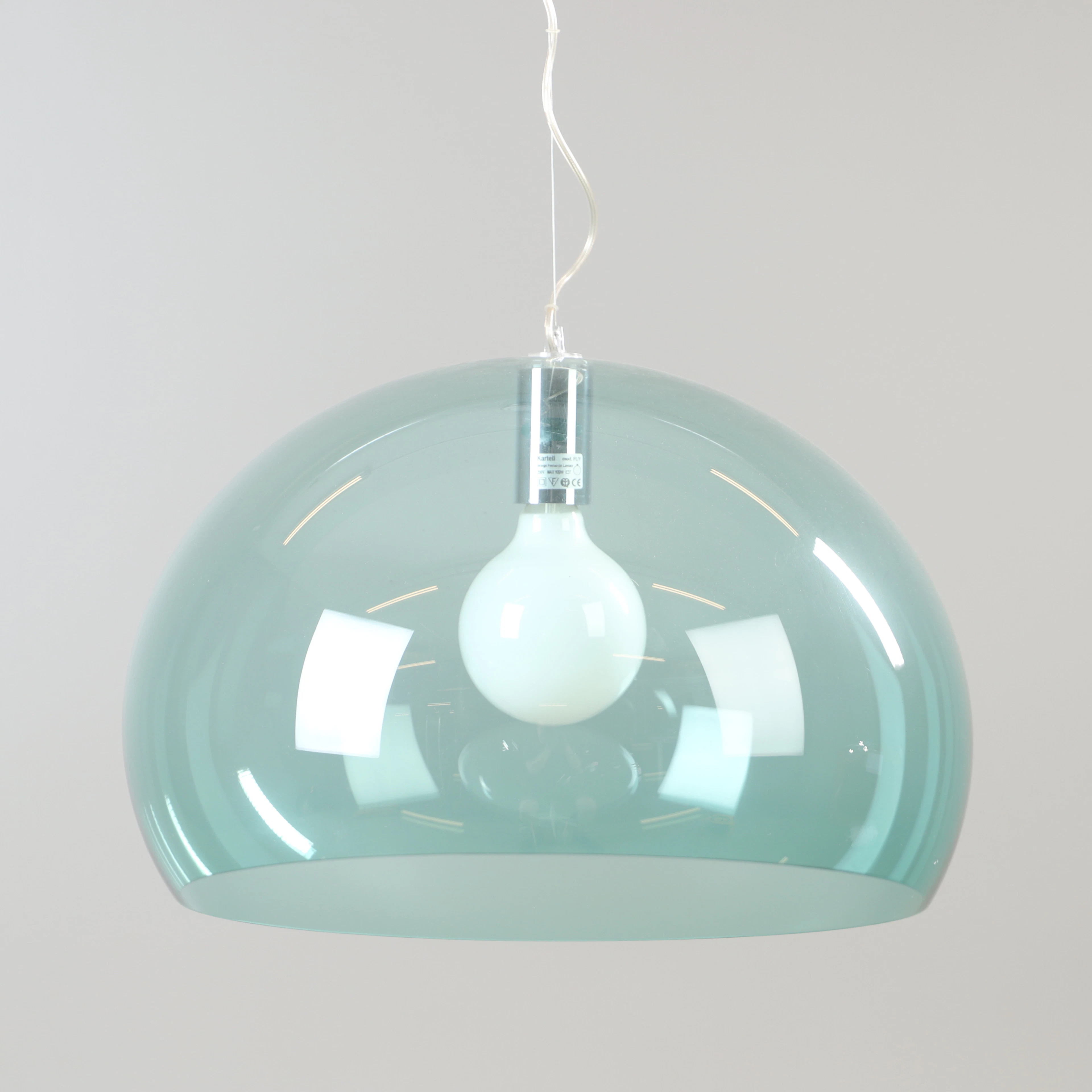 FERRUCCIO LAVIANI. Taklampa, "FL/Y",metall och plast, Kartell.