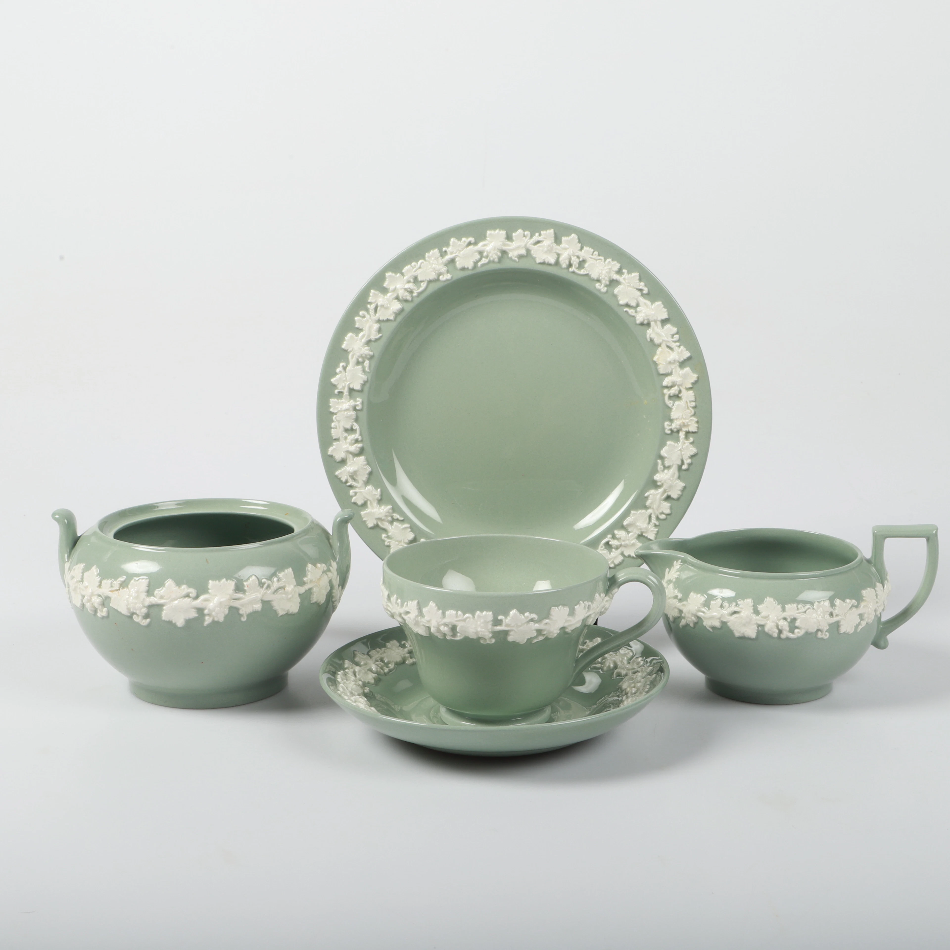 KAFFESERVIS, 34 delar, porslin, Wedgwood of Etruria & Barlaston.