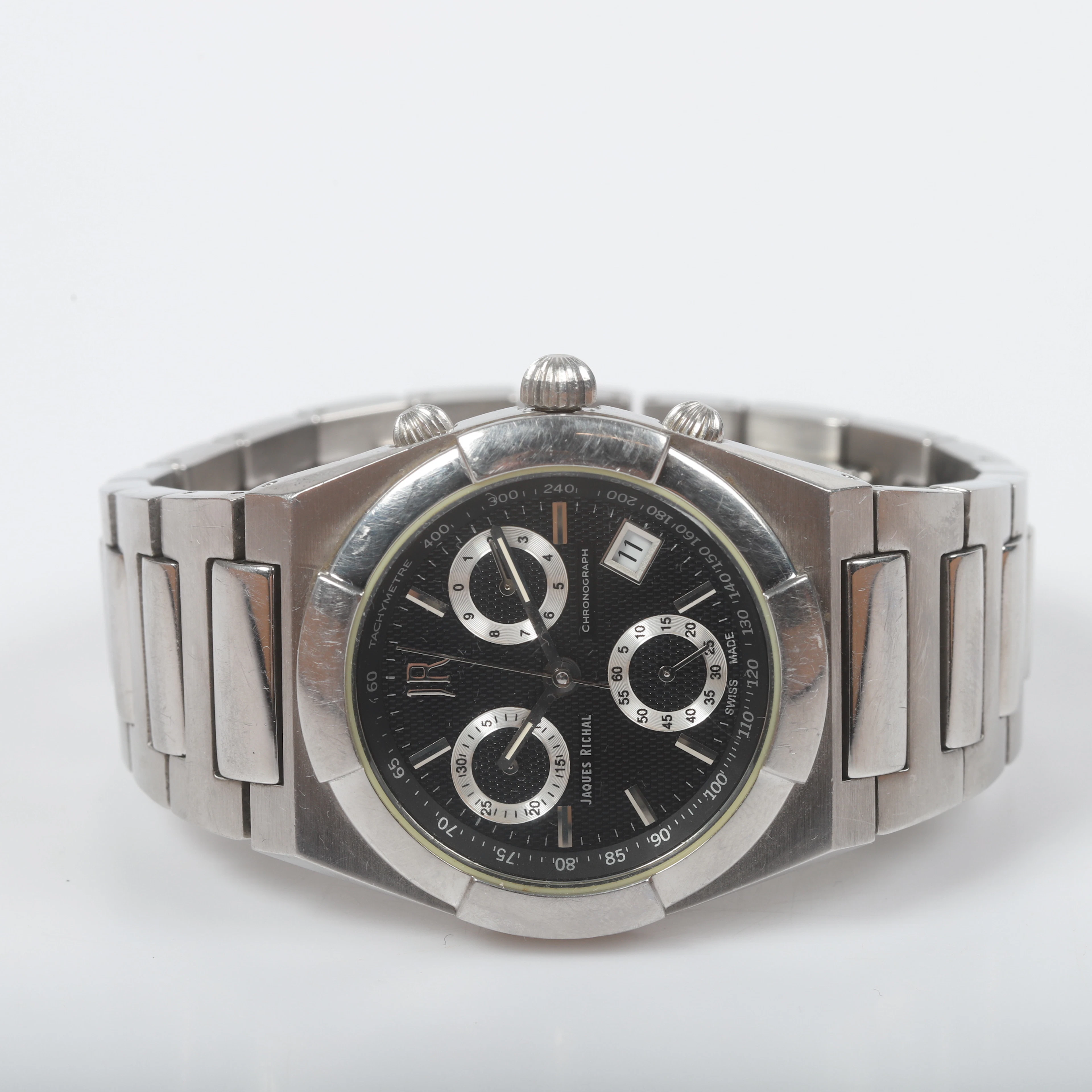 ARMBANDSUR, Jaques Richal Chronograph, stål.