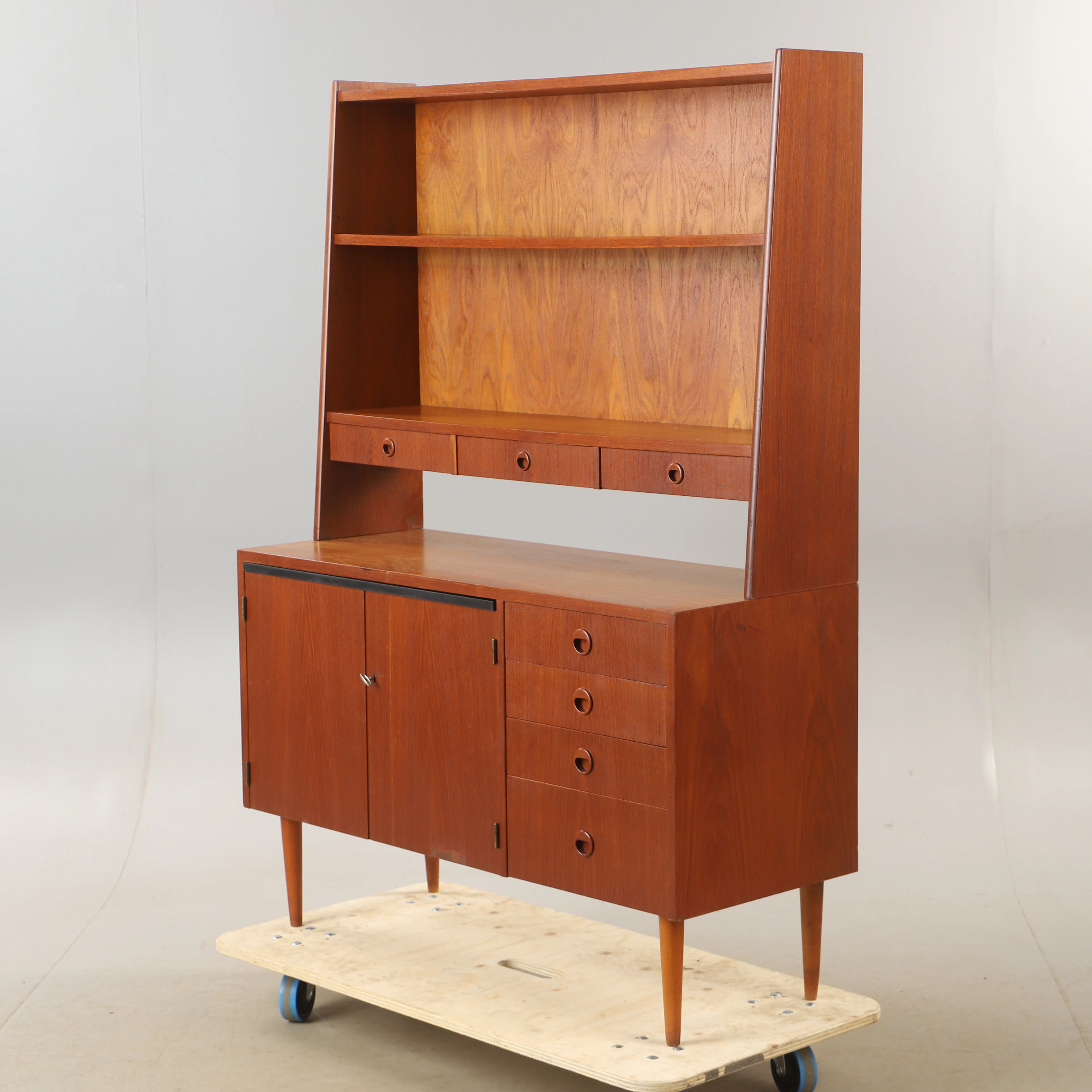 BOKHYLLA, teak, 1900-talets mitt.