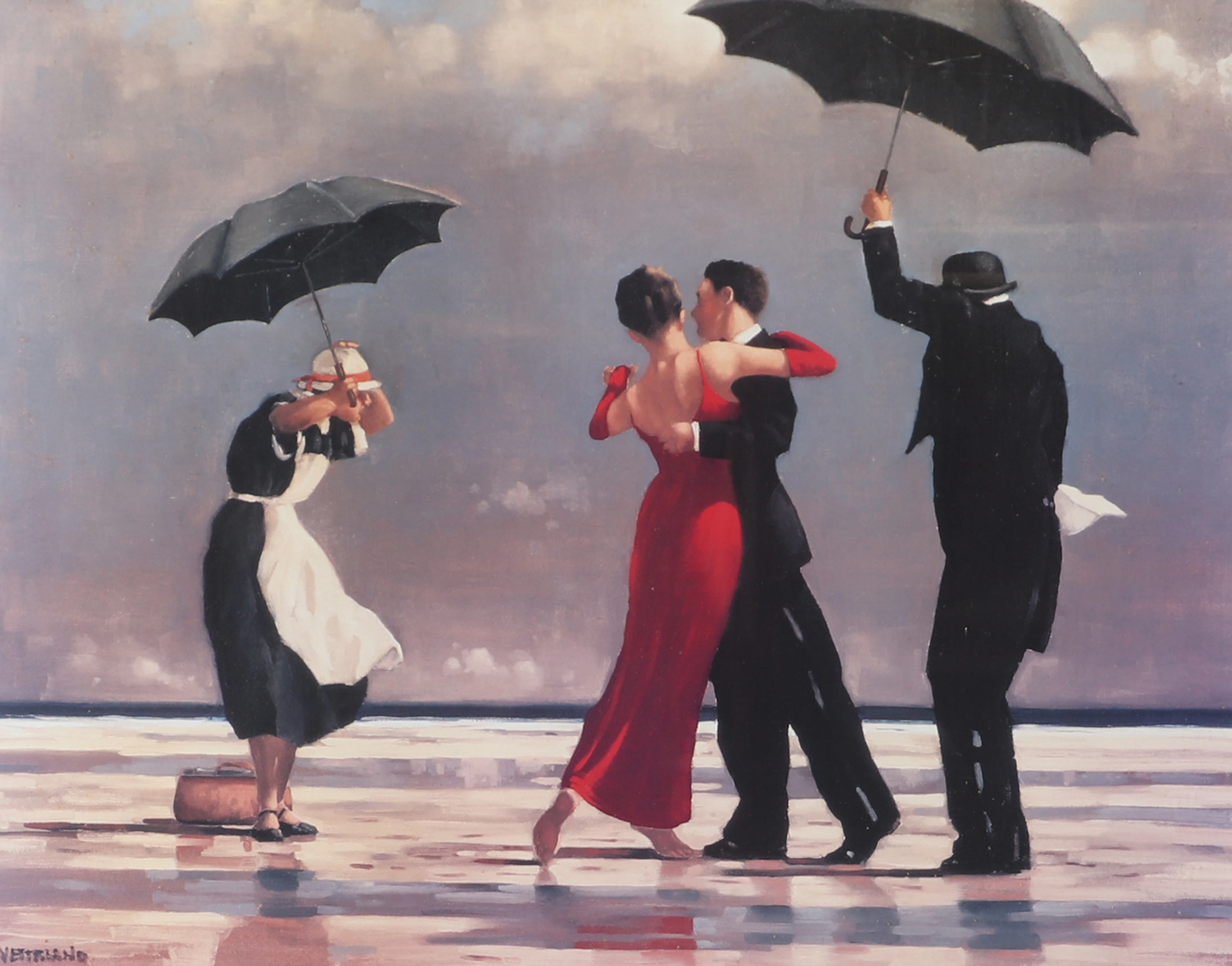 JACK VETTRIANO. Galleriaffisch.
