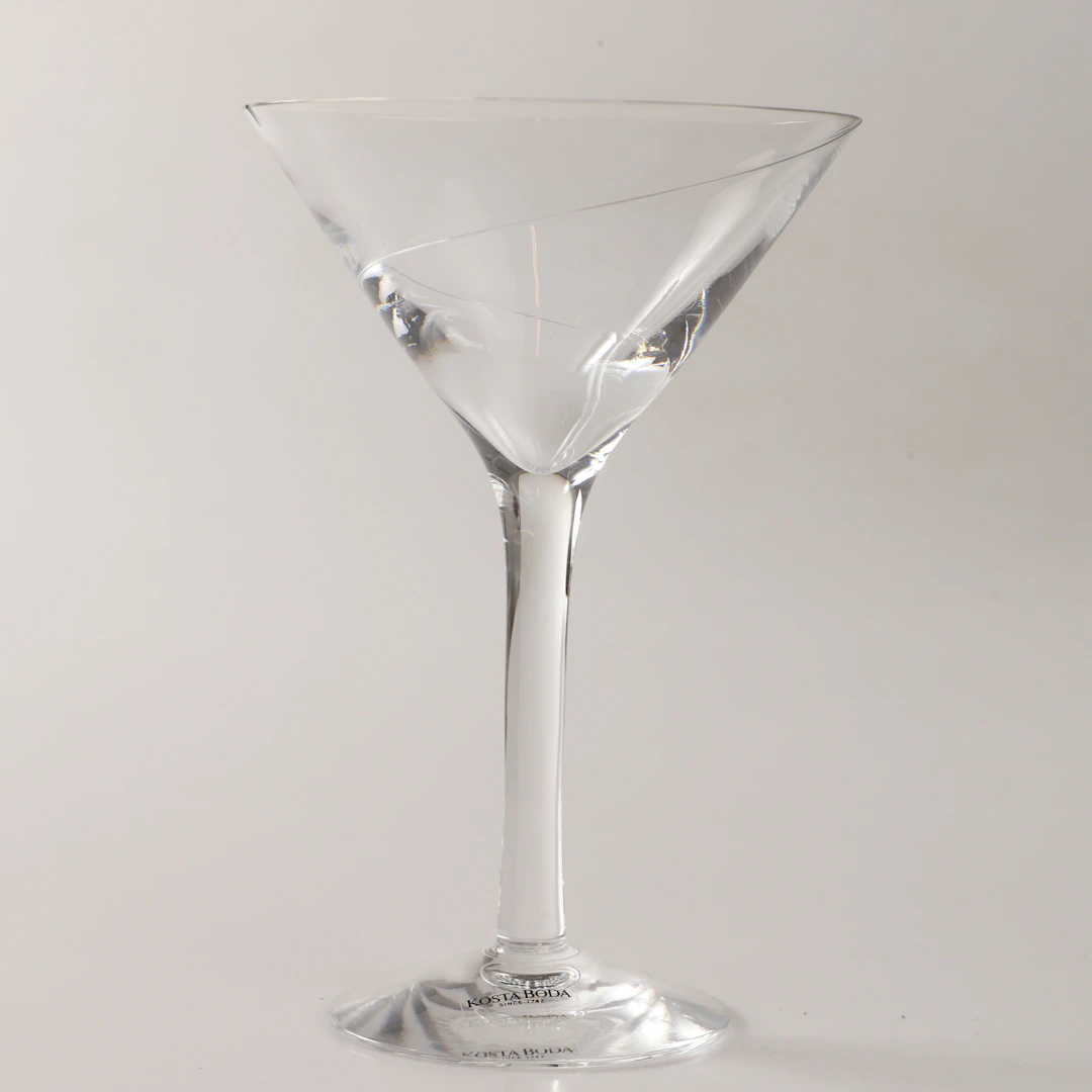 ANNA EHRNER. Cocktailglas, 11 stycken, "Line", Kosta Boda.