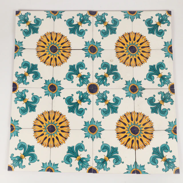 KAKELPLATTOR, 16 stycken, keramik, Cooperativa Ceramica d ´Imola, Italien.