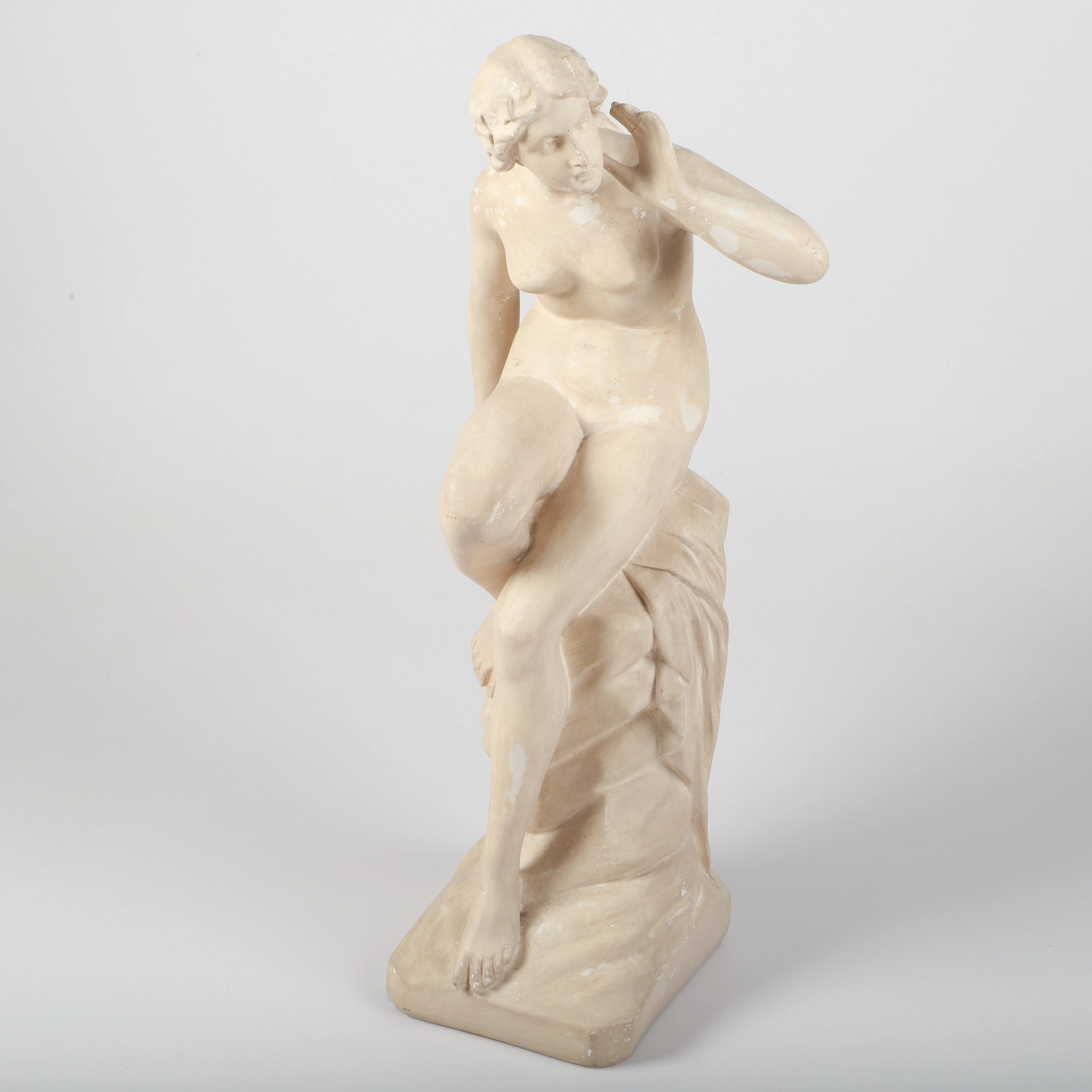 GUSTAF ERIKSSON. EFTER. Skulptur, "Ekot", gips, 1900-tal.