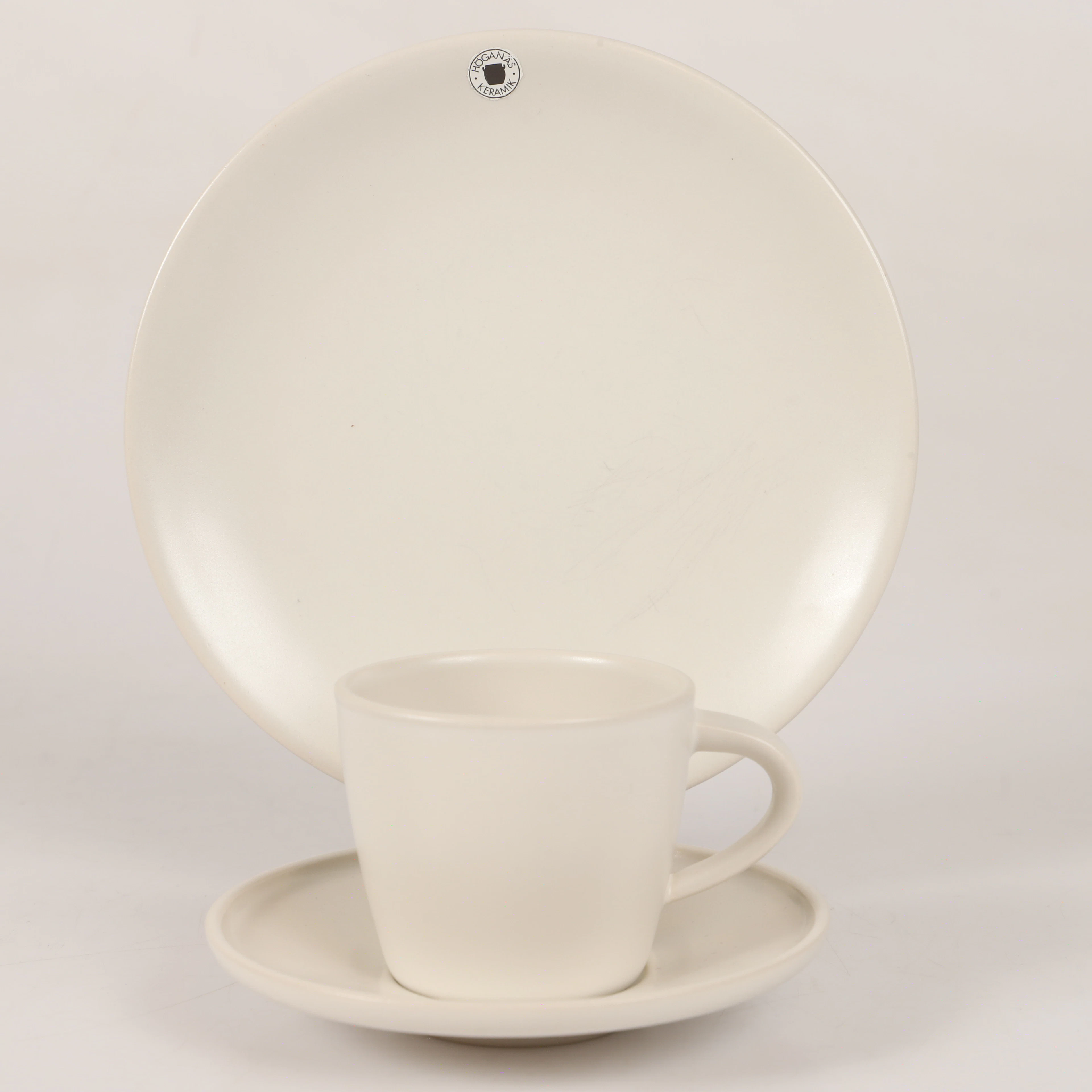 KAFFESERVIS, 30 delar, keramik, Höganäs.