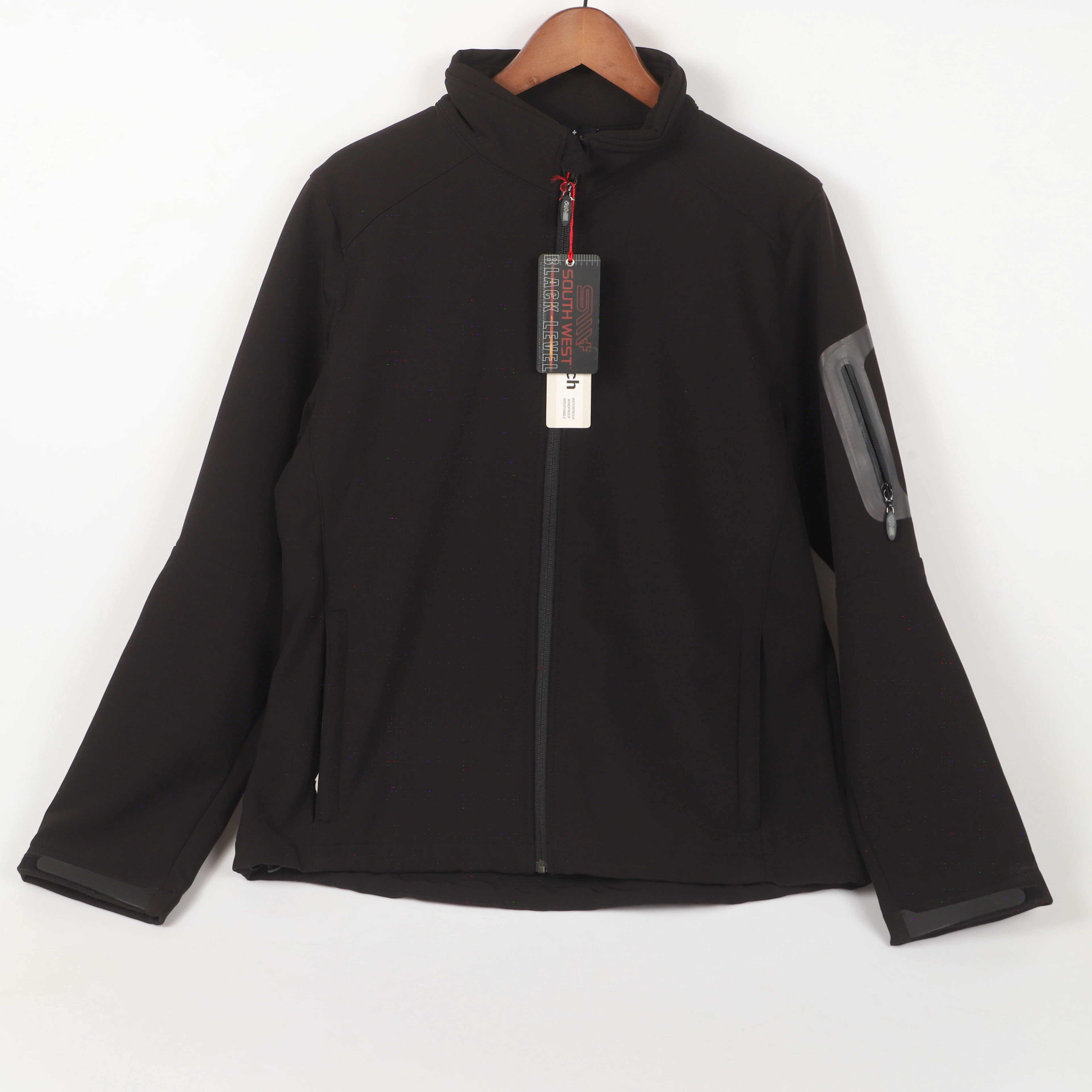 JACKA, dammodell, softshell, South West, Black Level.