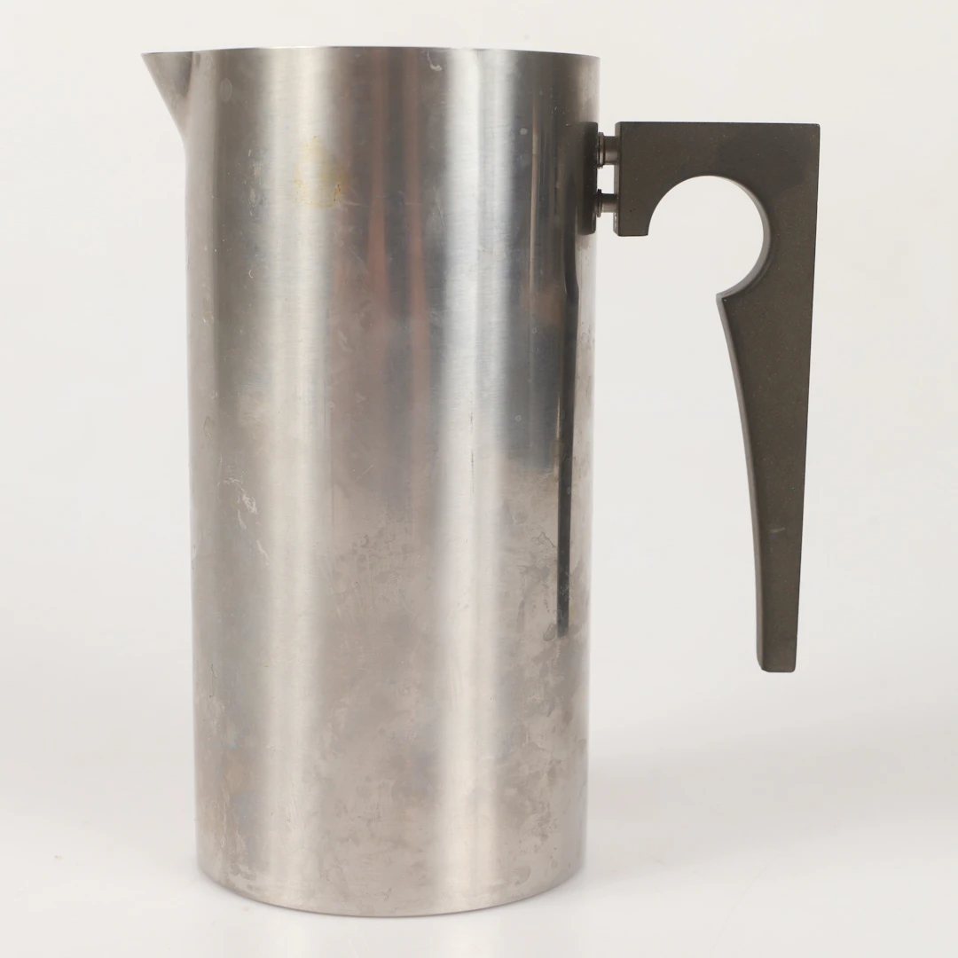 ARNE JACOBSEN. Kanna, "Cylinda-Line", rostfritt stål, Stelton, Danmark