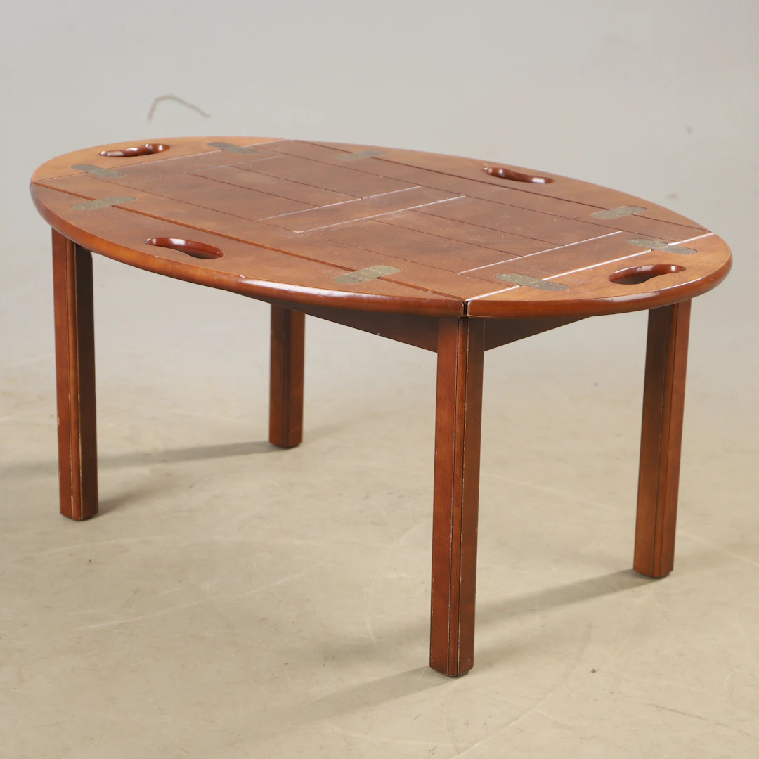 SOFFBORD, s. k. butlers tray, mahogny, engelsk stil.