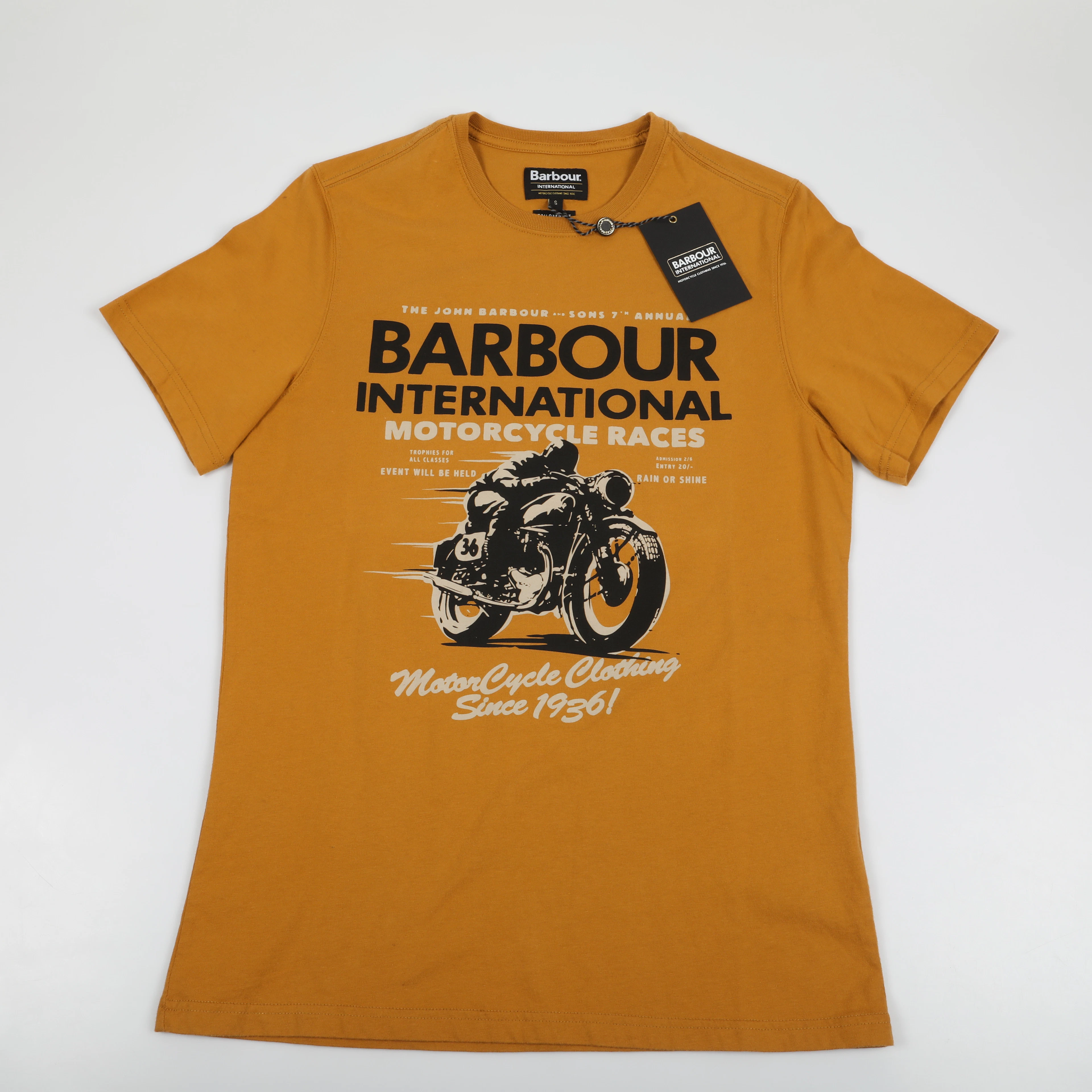 BARBOUR, t-shirt, bomull, England.