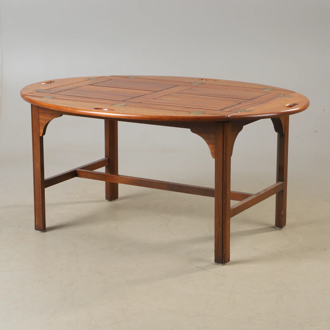 SOFFBORD, s. k. butlers tray, mahogny, engelsk stil.