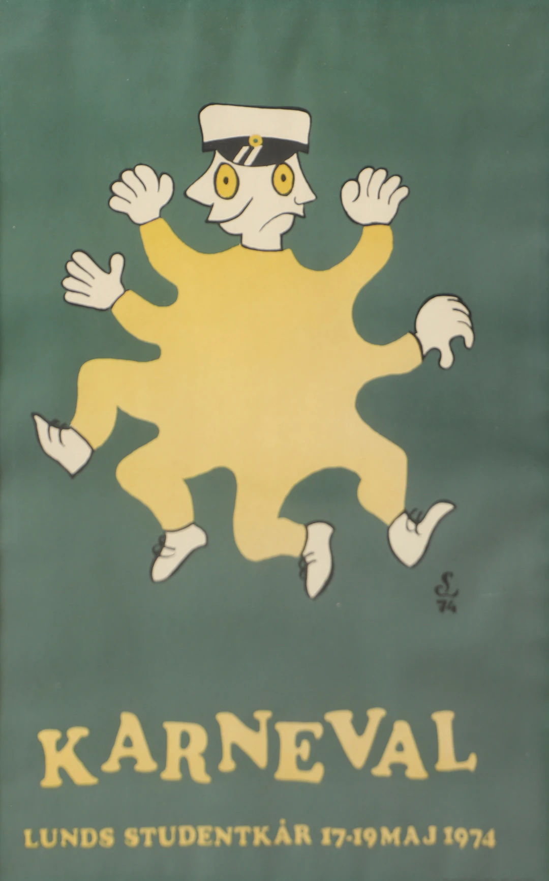 AFFISCH, Lundakarnevalen 1974.
