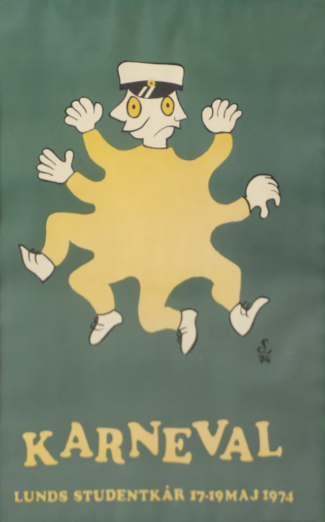 AFFISCH, Lundakarnevalen 1974.