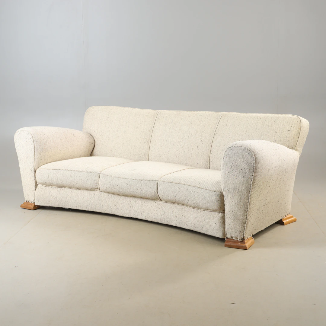 SOFFA, textilklädd, Swedish modern, 1930/40-tal.
