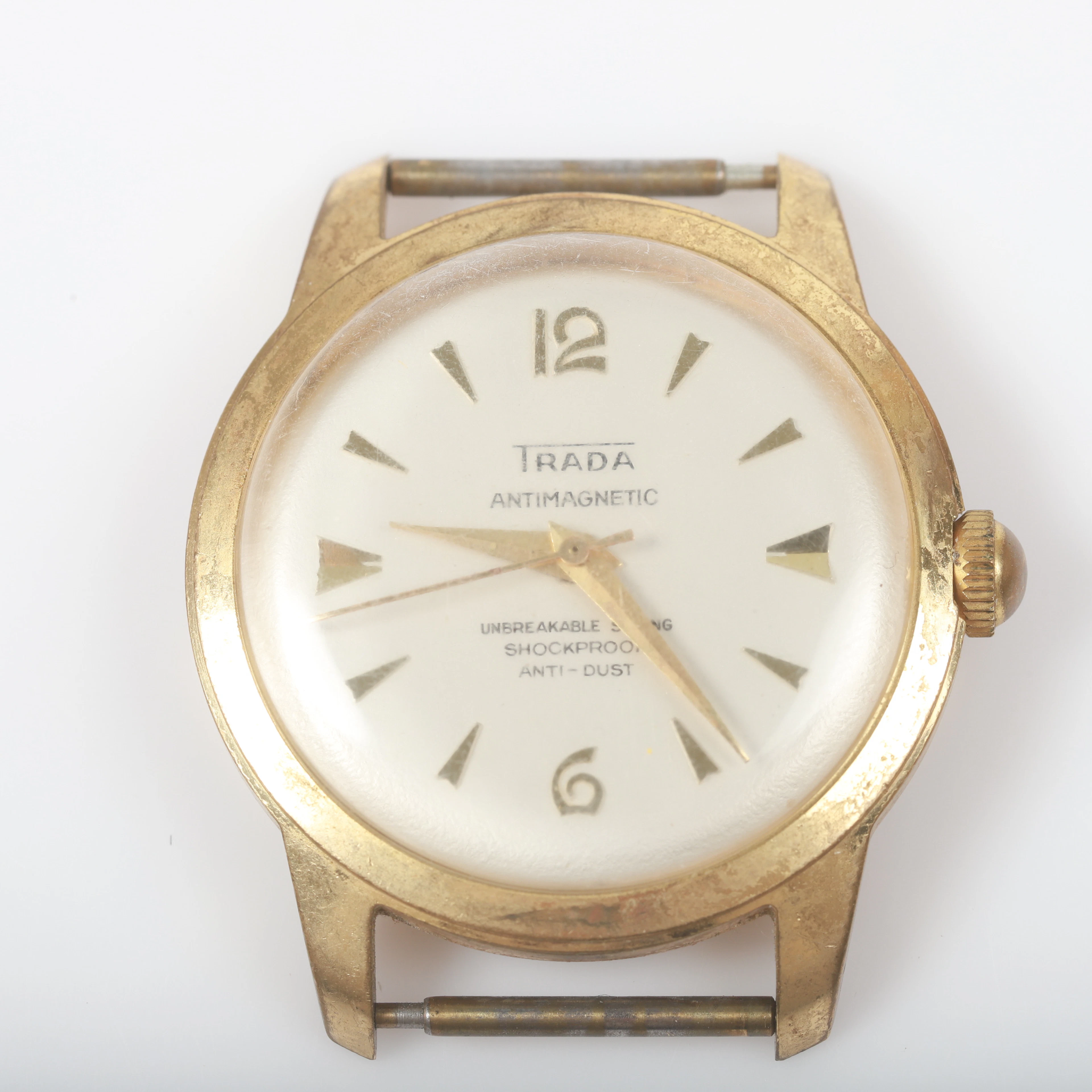 ARMBANDSUR, Trada, förgyllt stål, 1900-talets mitt.