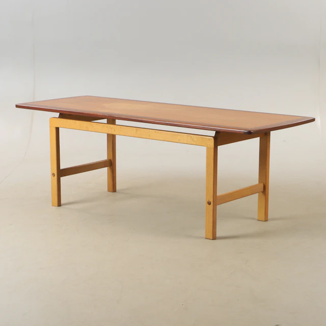 SOFFBORD, teak och ek, HMB Möbler, Rörvik, 1900-talets mitt.