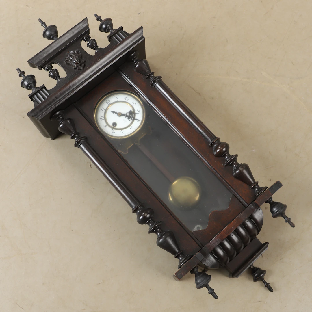 VÄGGUR, mahogny, 1800/1900-tal.