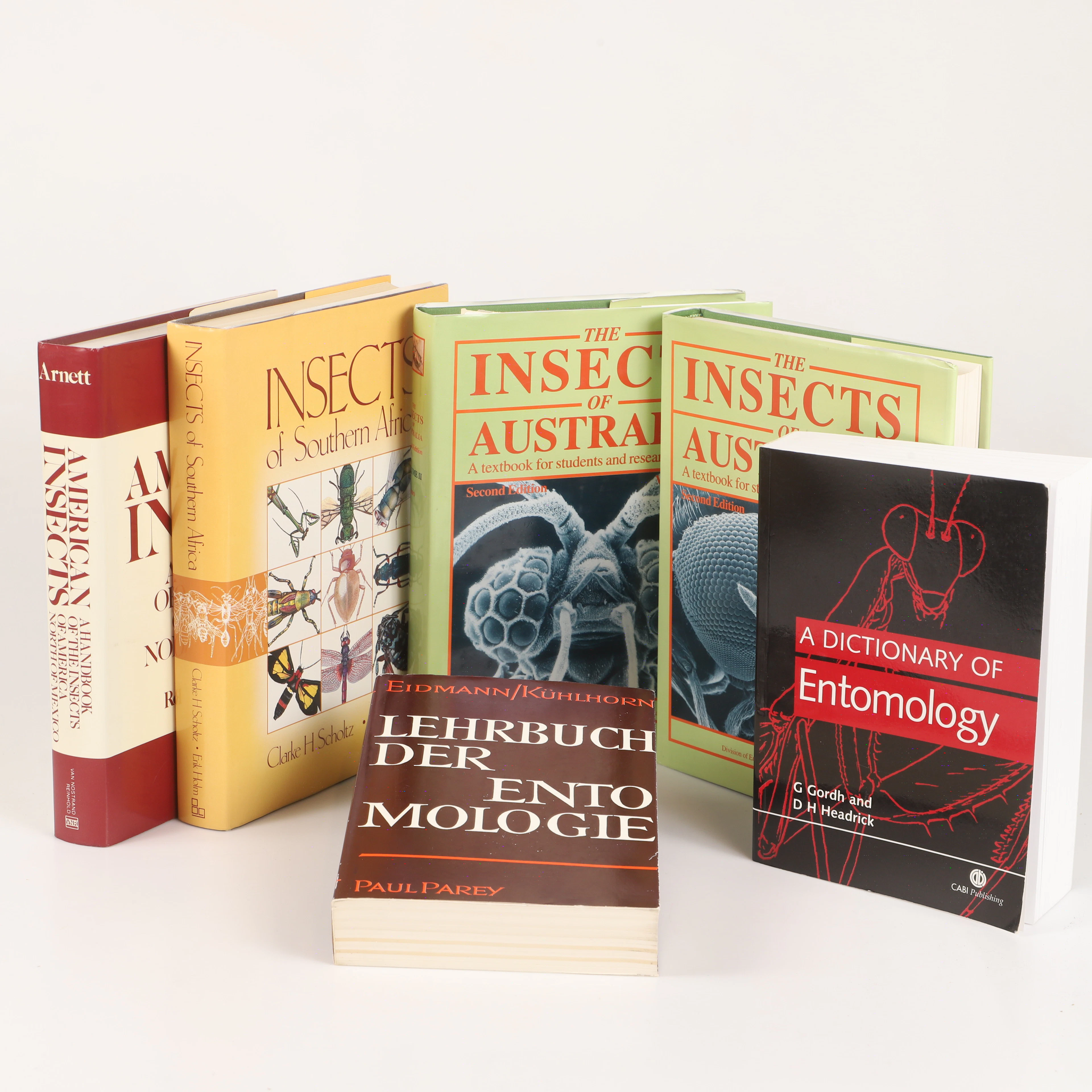 BÖCKER, 6 stycken, om insekter/etomologi, 1900-talets senare del.