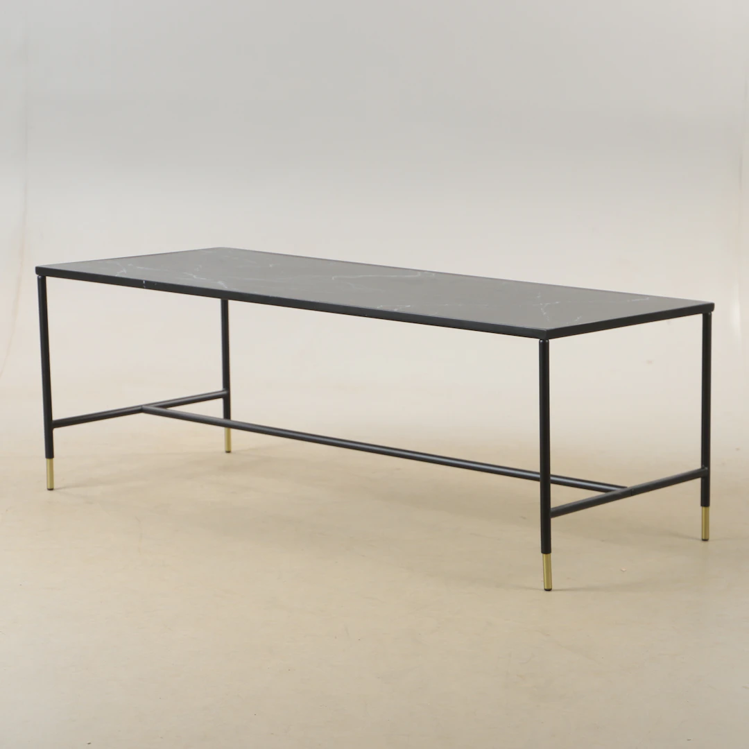 SOFFBORD, metall och glas, 2000-tal.